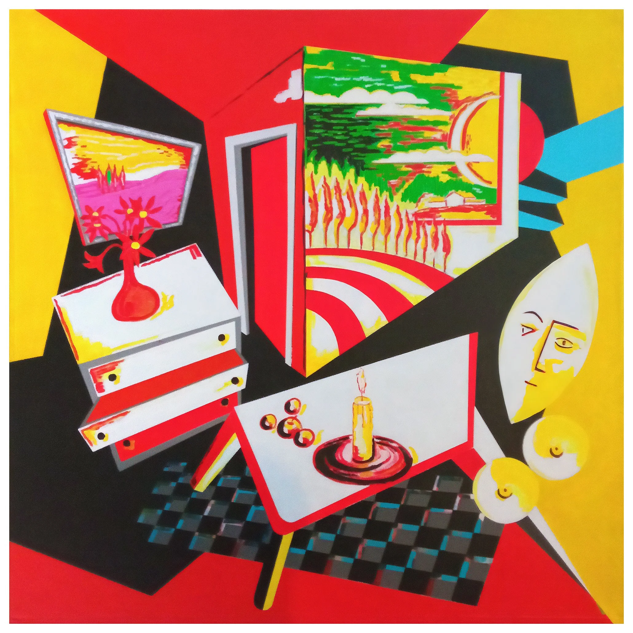   
View with a Room II
  

 
Acrylic on canvas 44" x 44" 2023
 