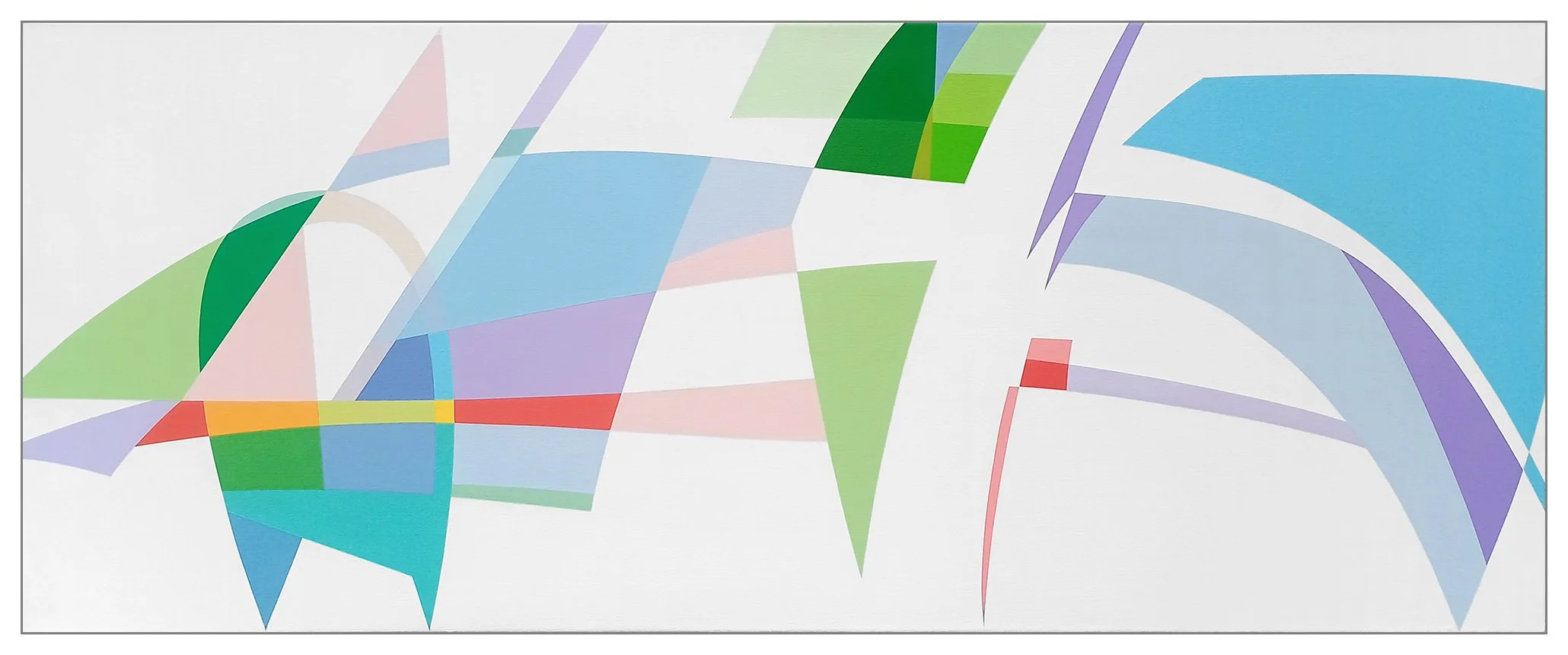   
Conference of the Birds I  

 
Acrylic gouache on canvas 24" x 60" 2026
 