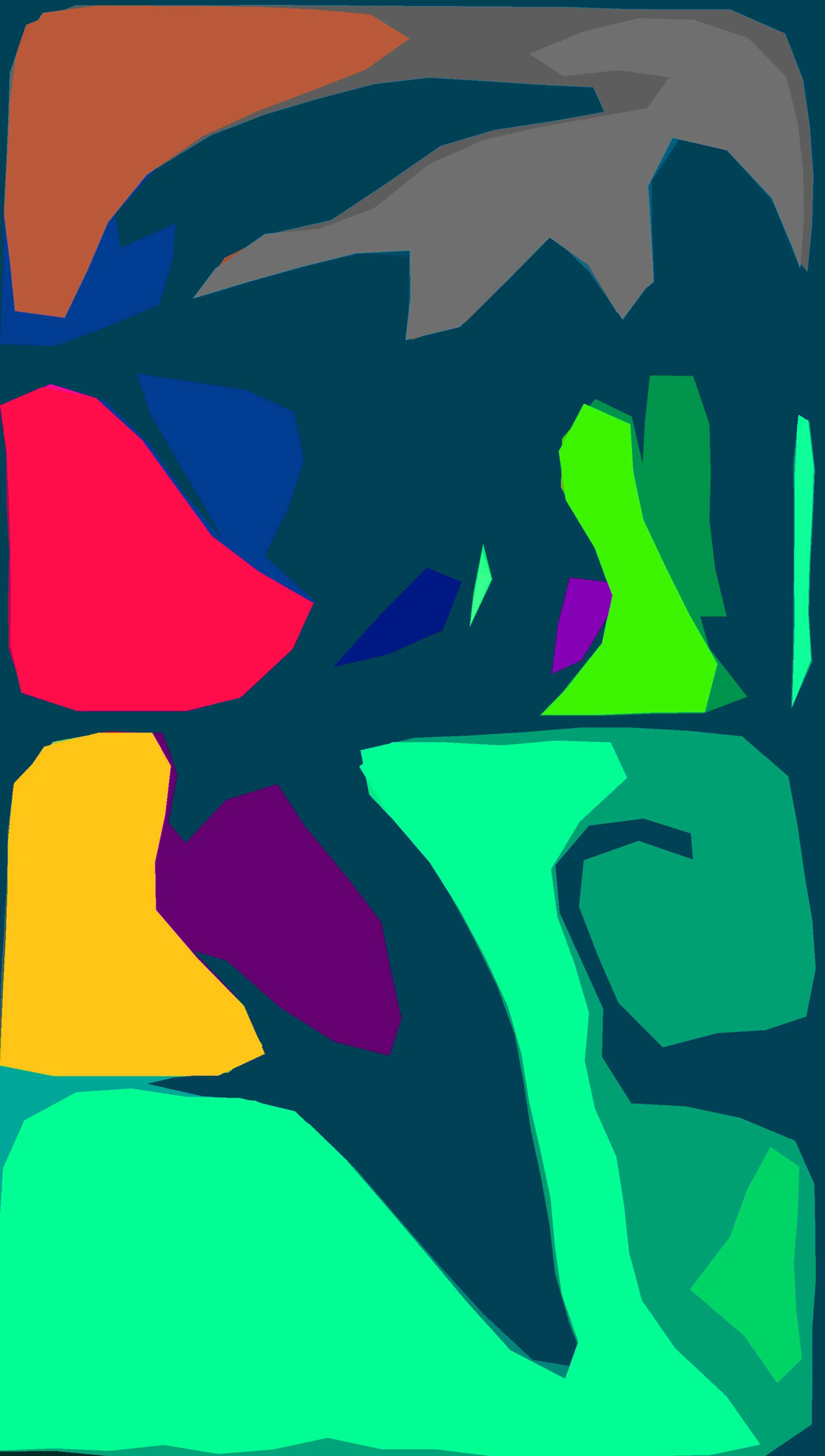 Return to Ithaca, 2024 (60" x 34" - Acrylic on Canvas)