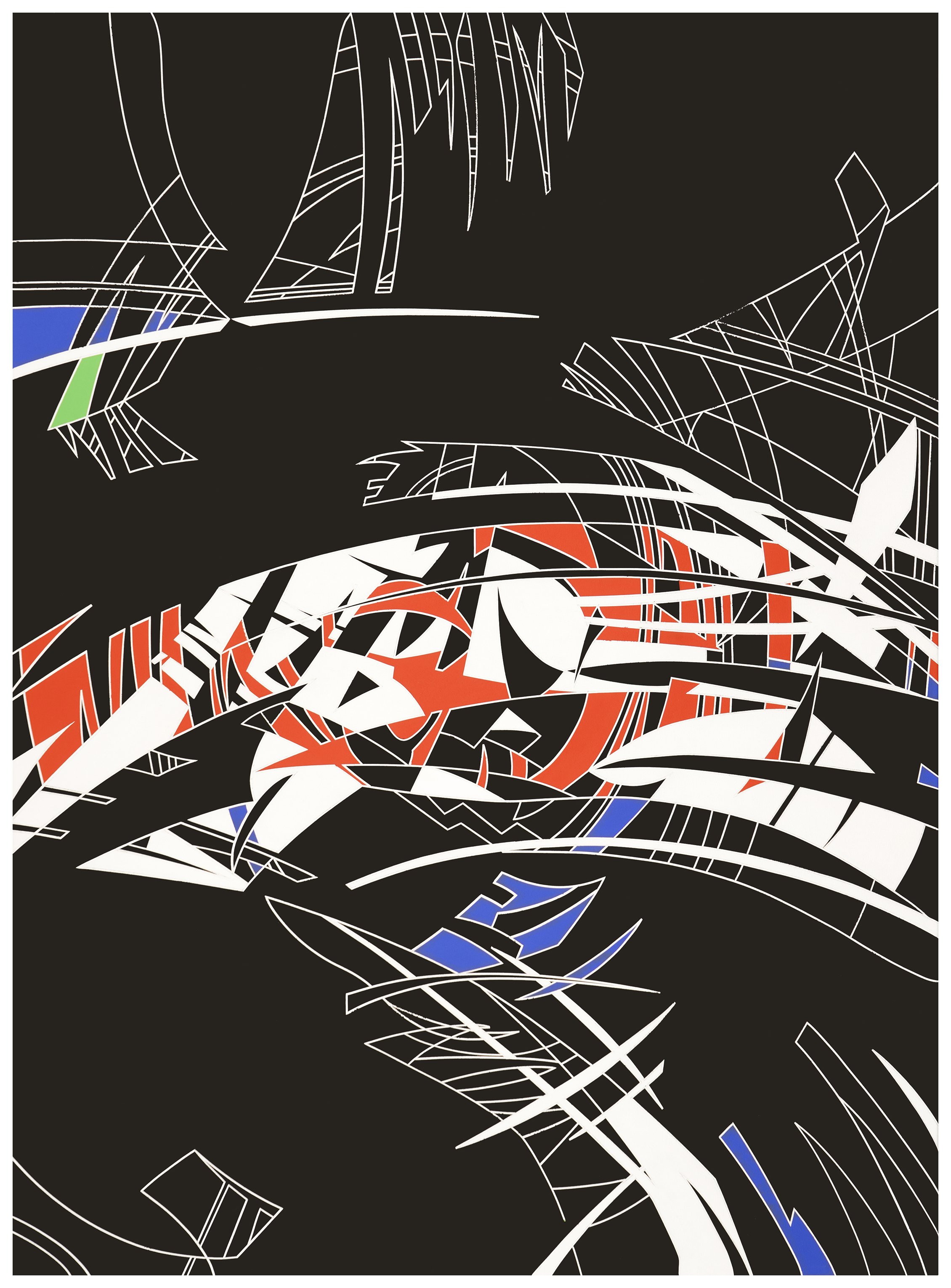   
Across 
  

 
Acrylic gouache on canvas 60" x 44" 2025
 