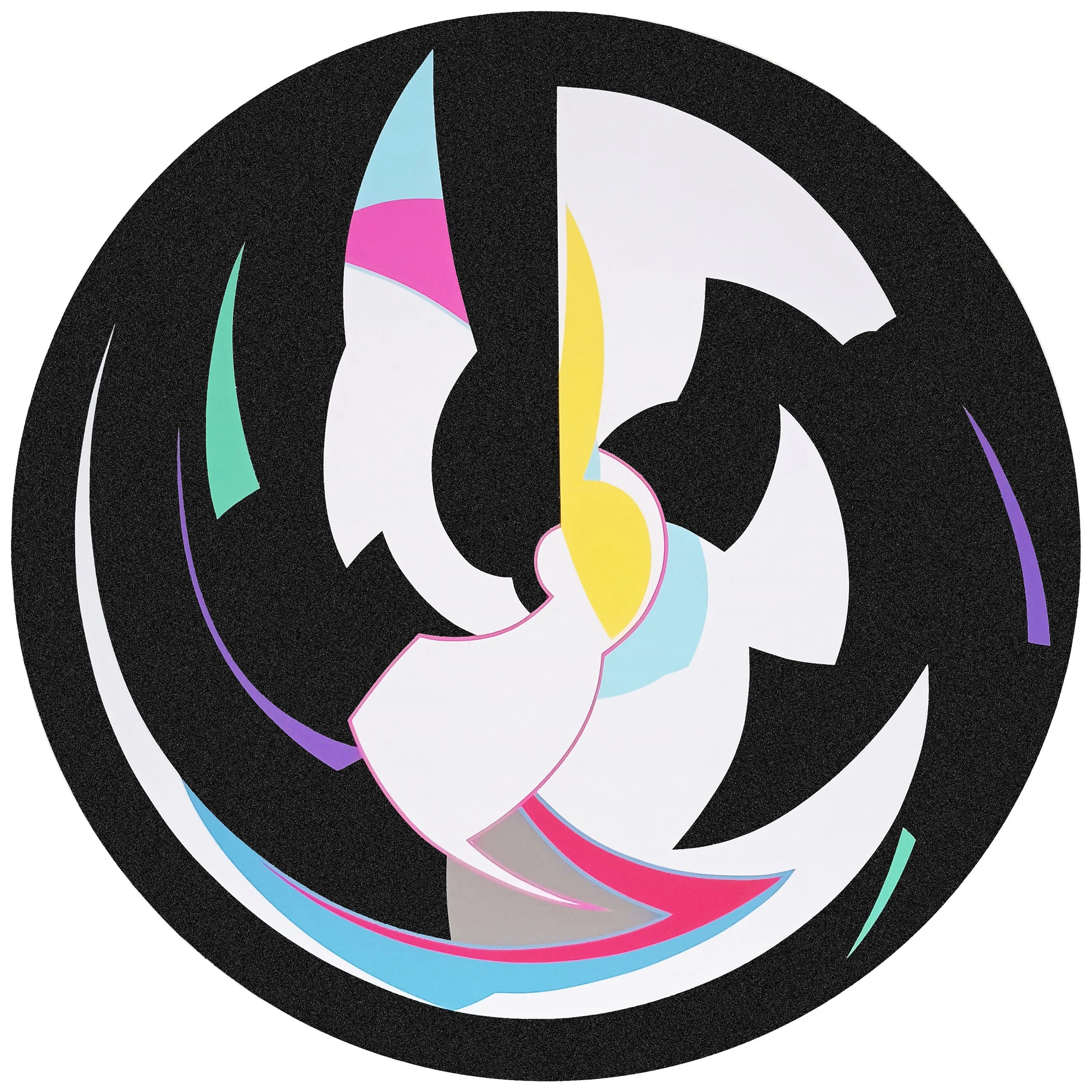   
A Day in the Life I
  

 
Acrylic gouache and micaceous iron dioxide on canvas 36" diameter 2025
 