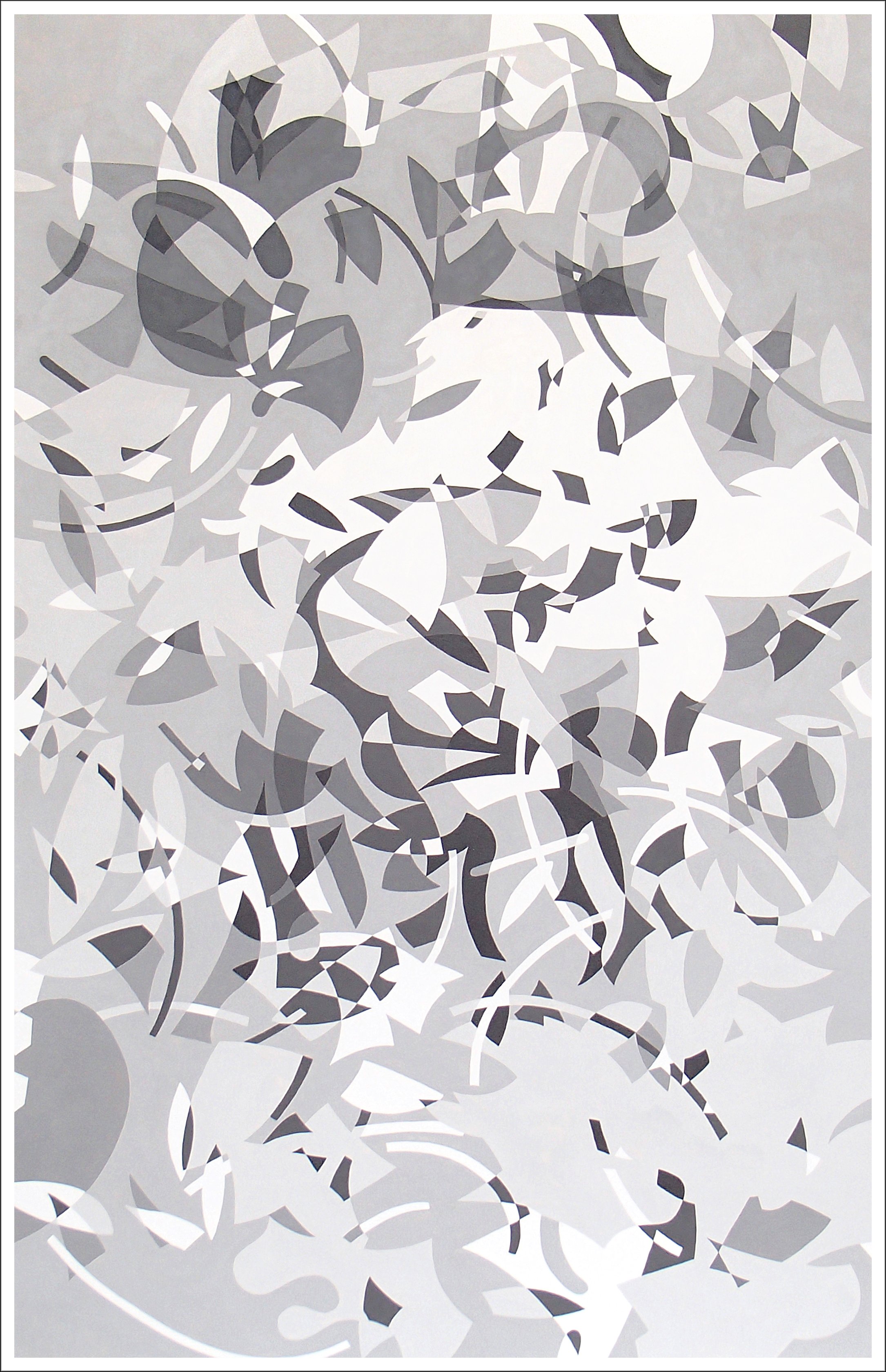 End of Summer I, 2020(48" x 31" - Acrylic on Paper)