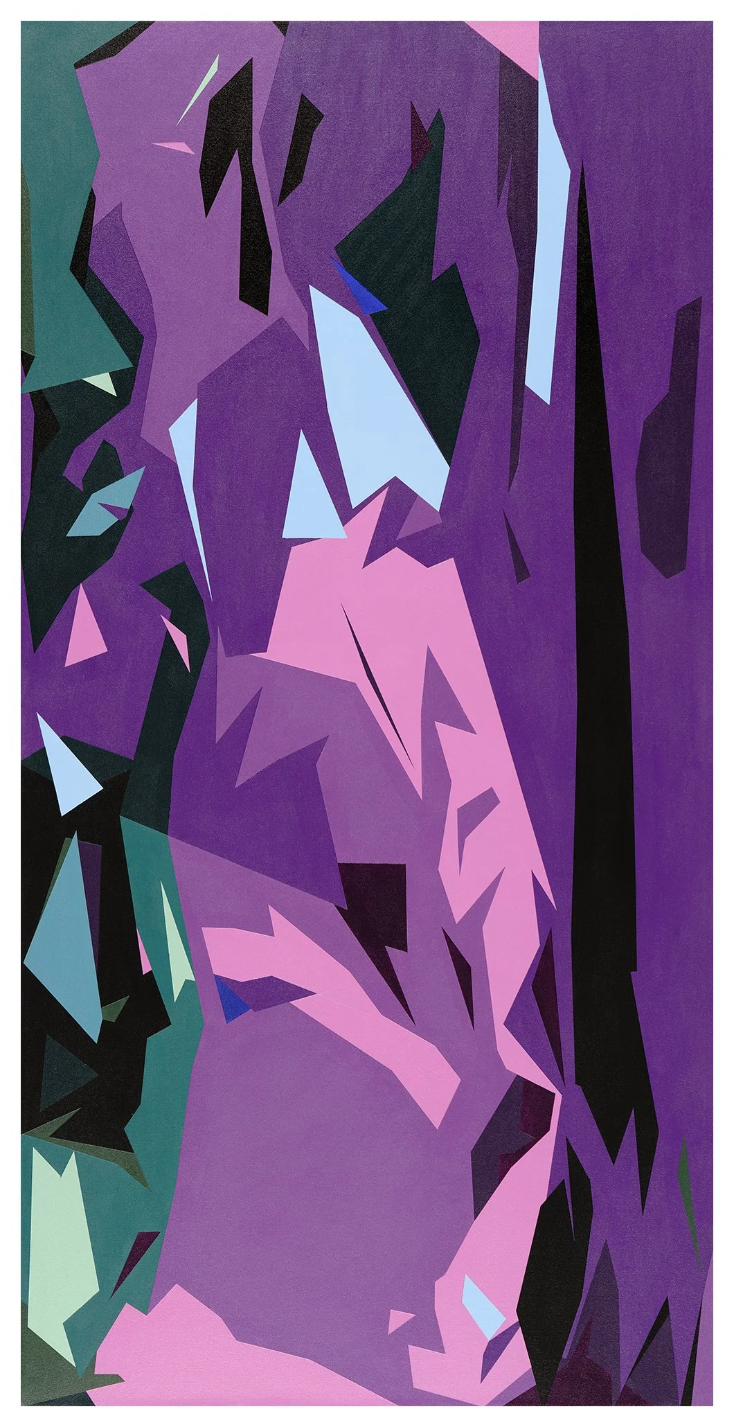  
 A Night in the Garden II 
  

 
 Acrylic on canvas 60" x 30" 2024
 
