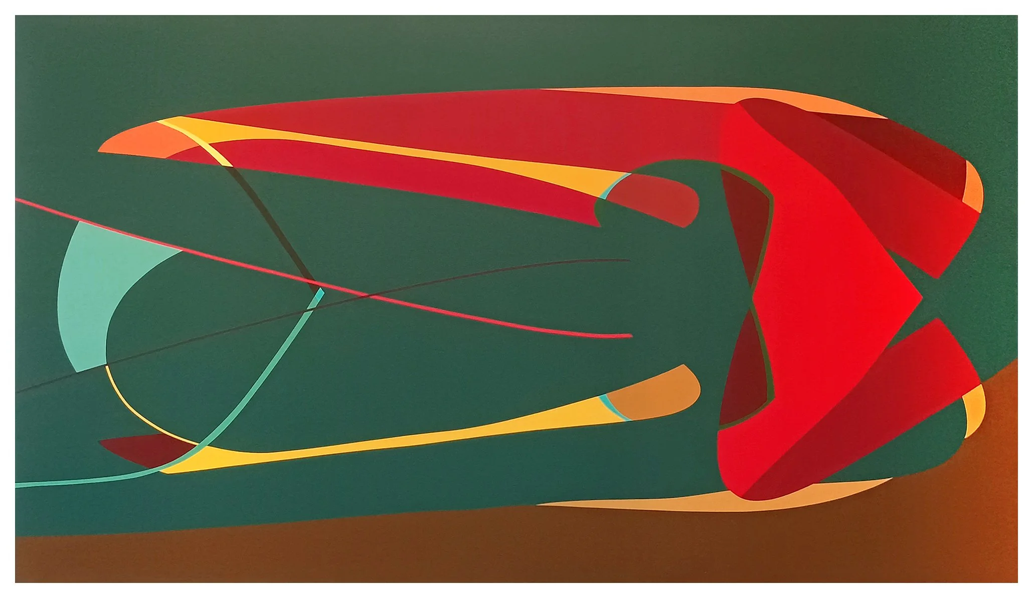   
Mirage! Mirage!  

 
Acrylic gouache on canvas 34" x 60" 2026
 