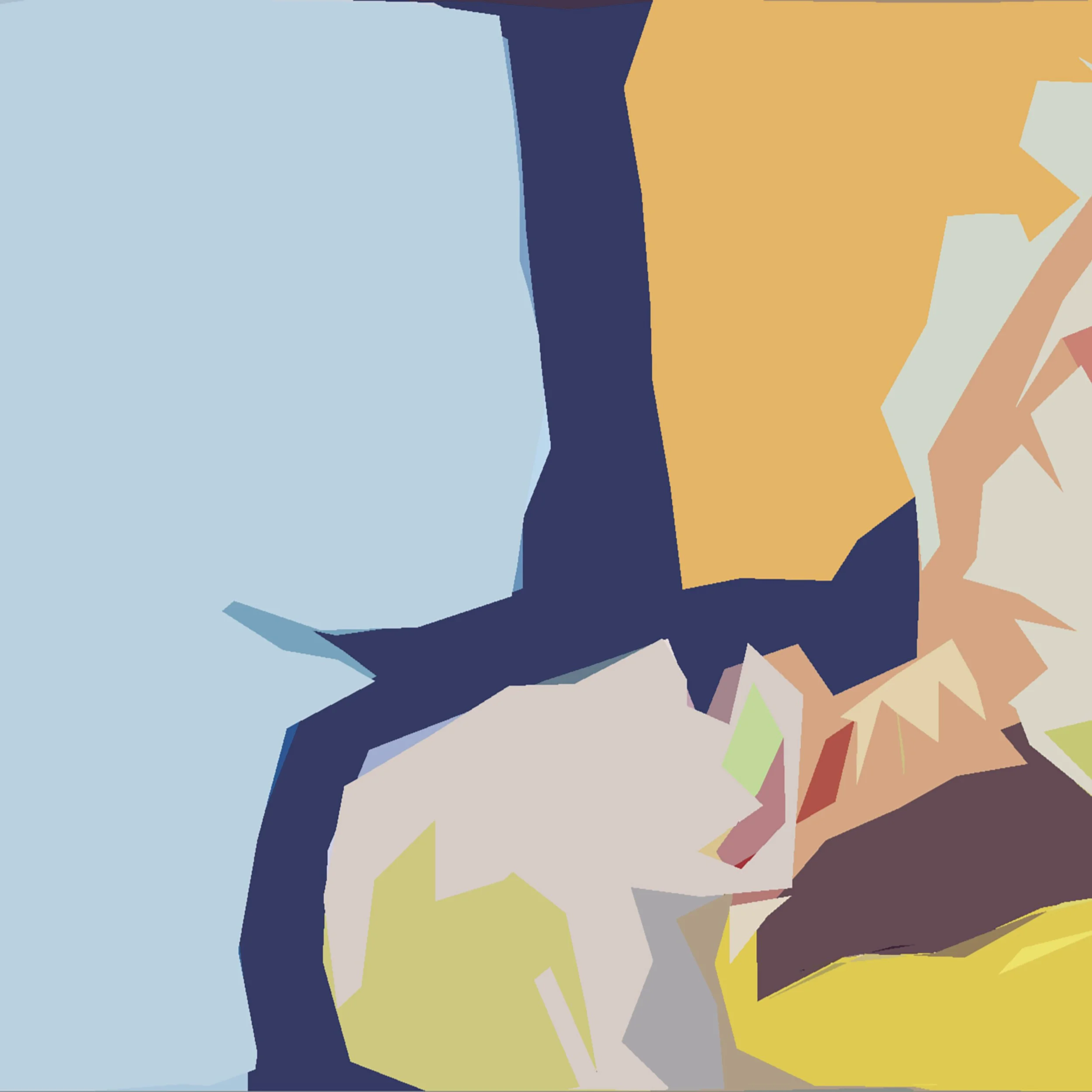 A Day in the Garden XII, 2024 (44" x 44" - Acrylic on Canvas)