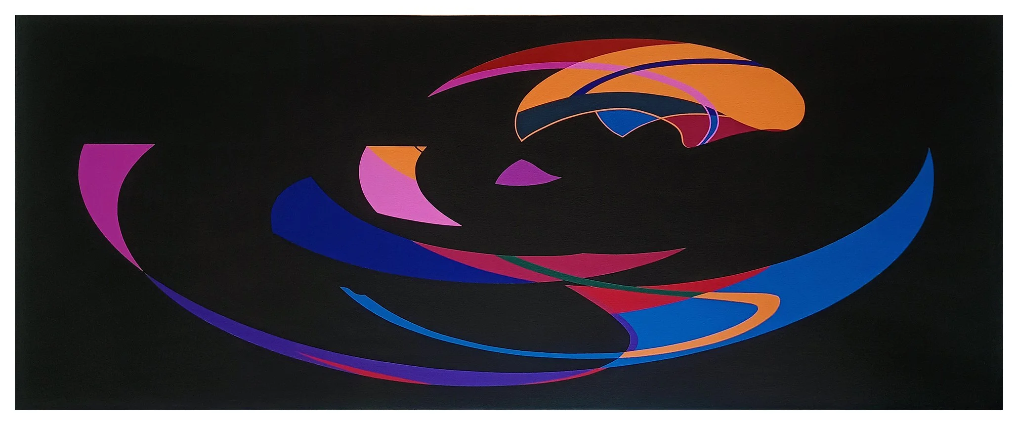   
Night Passage II  

 
Acrylic gouache on canvas 24" x 60" 2026
 