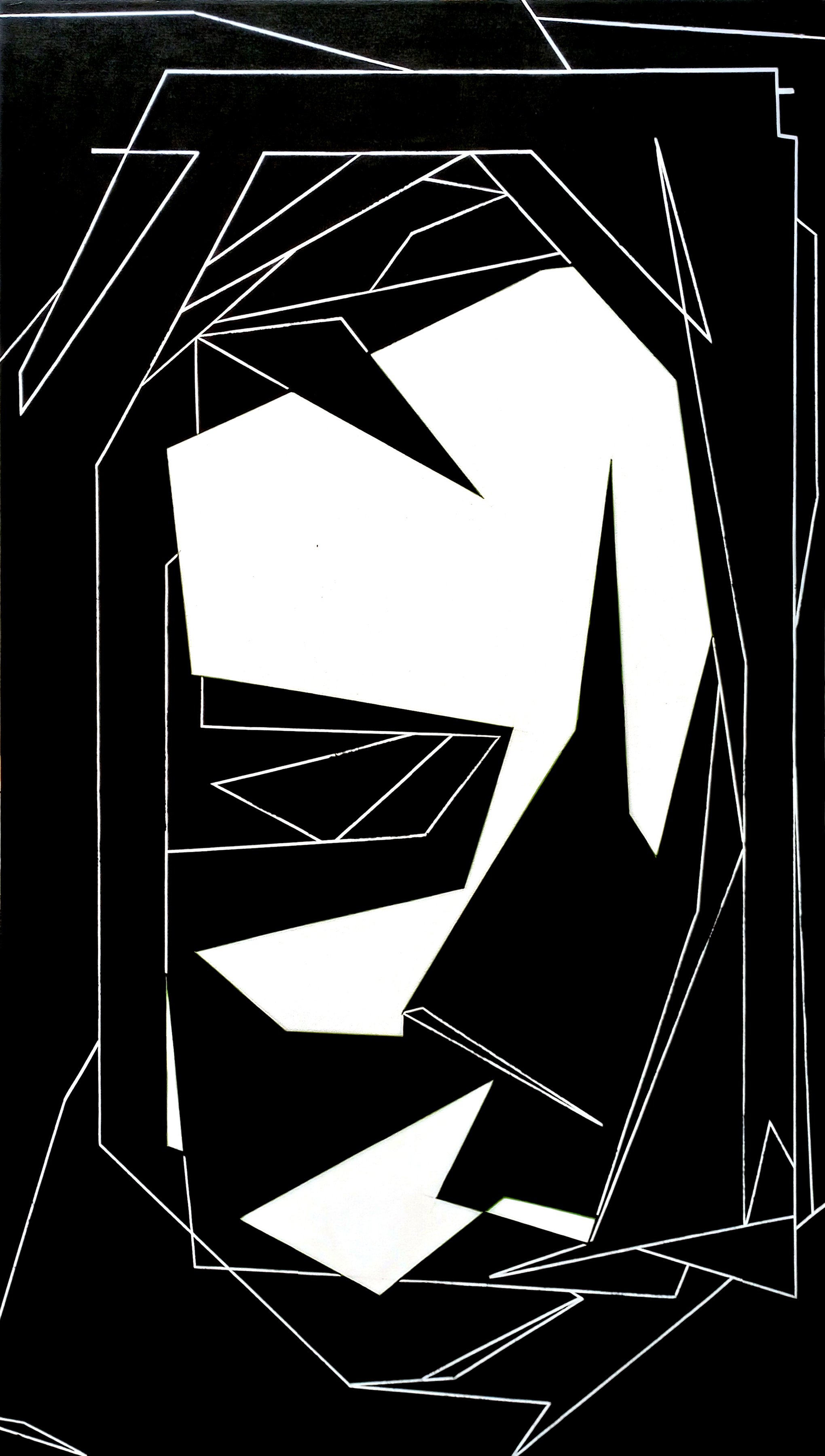 Fragile V, 2024 (60" x 34" - Acrylic on Canvas)