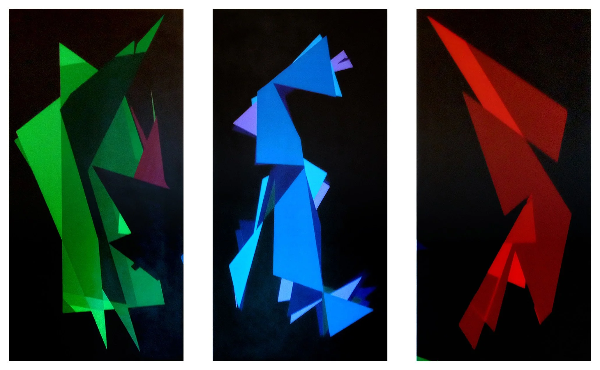  
 RGB Portraits
  

 
Acrylic on canvas  3 panels, each 60" x 30" 2025
 