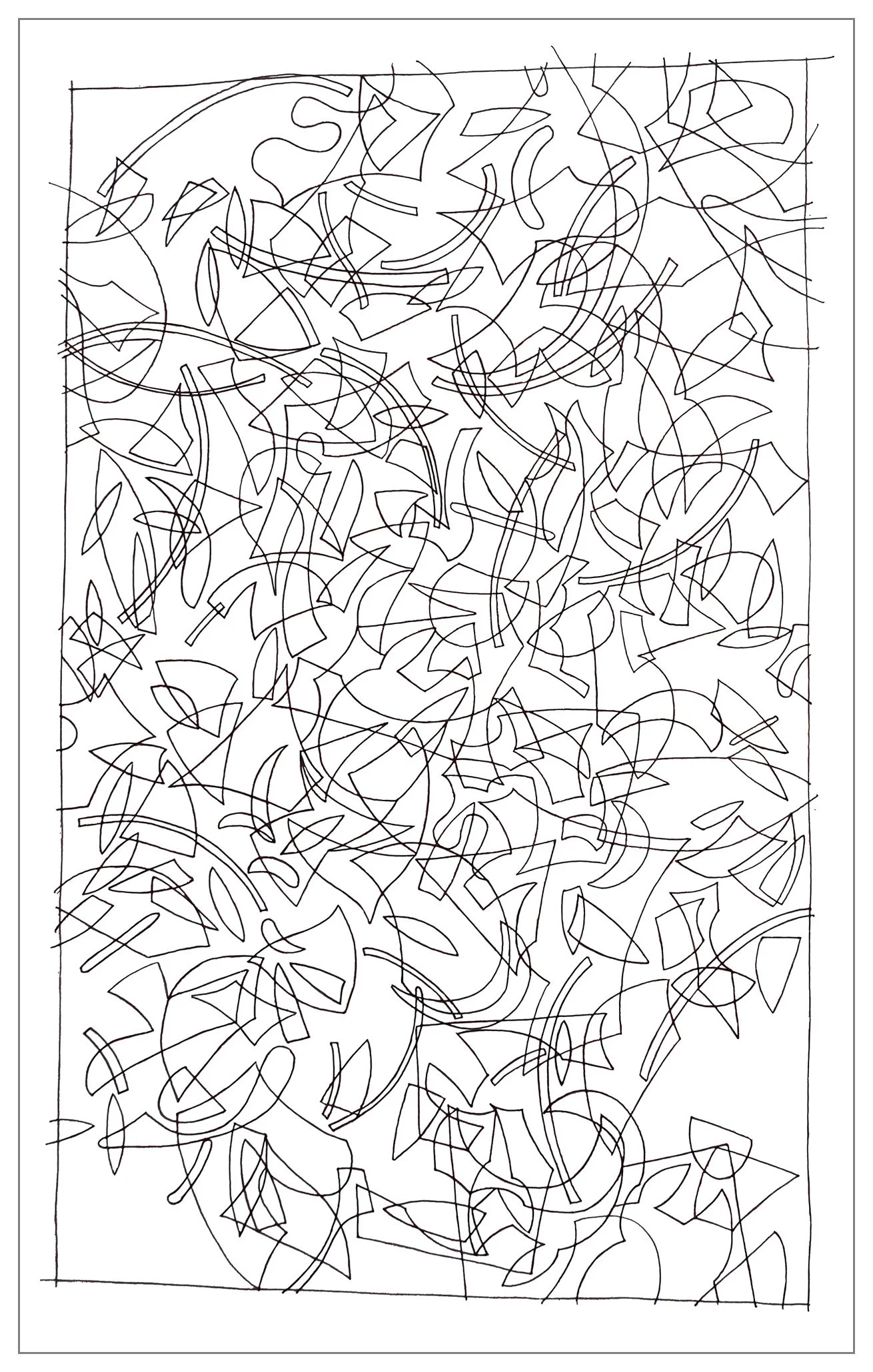  
End of Summer
  

 
Ink on paper 36" x 22.5" 2016
 