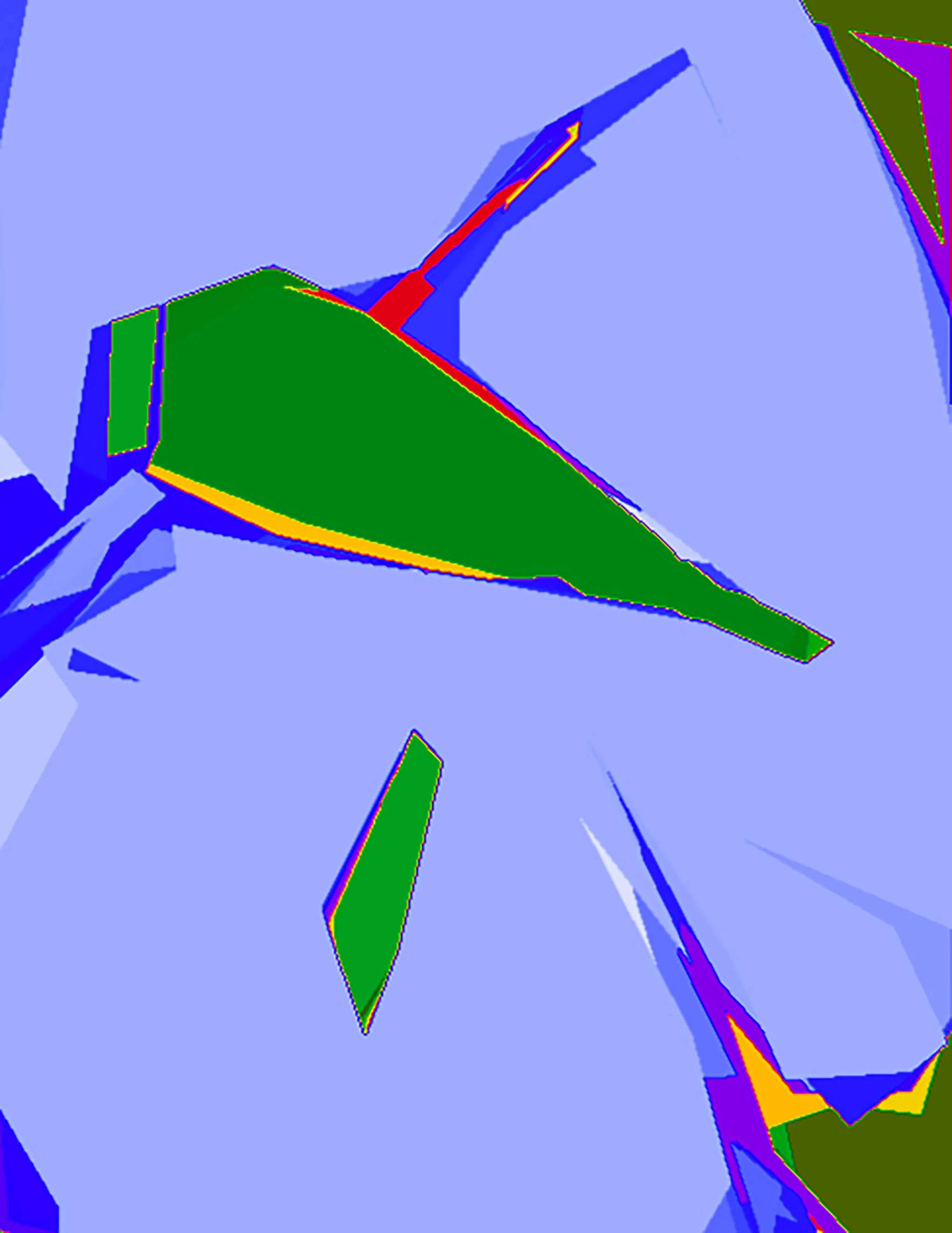 A Day in the Garden VIII, 2023 (44" x 34" - Acrylic on Canvas)