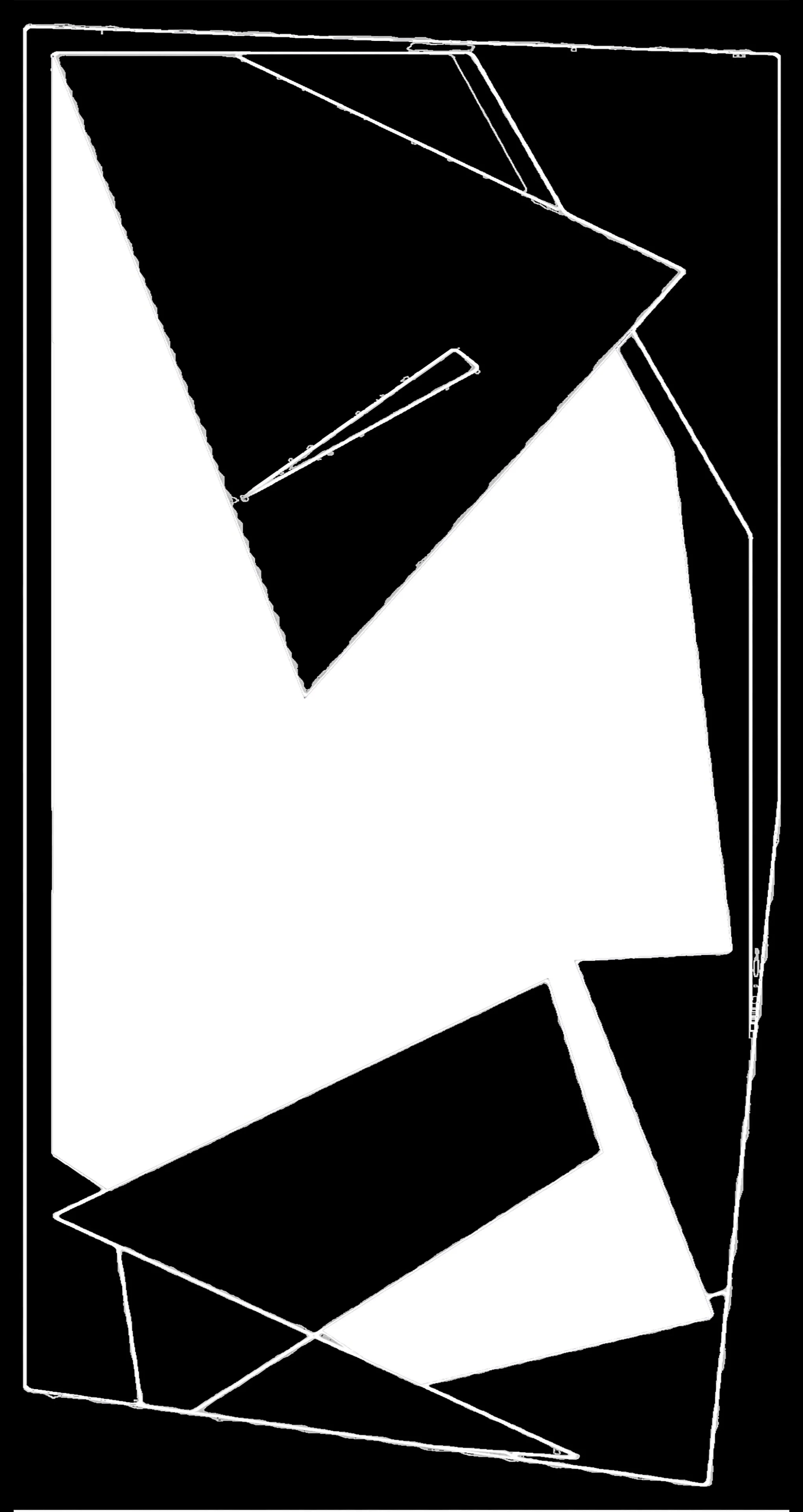 Fragile IV, 2024 (60" x 34"- Acrylic on Canvas)