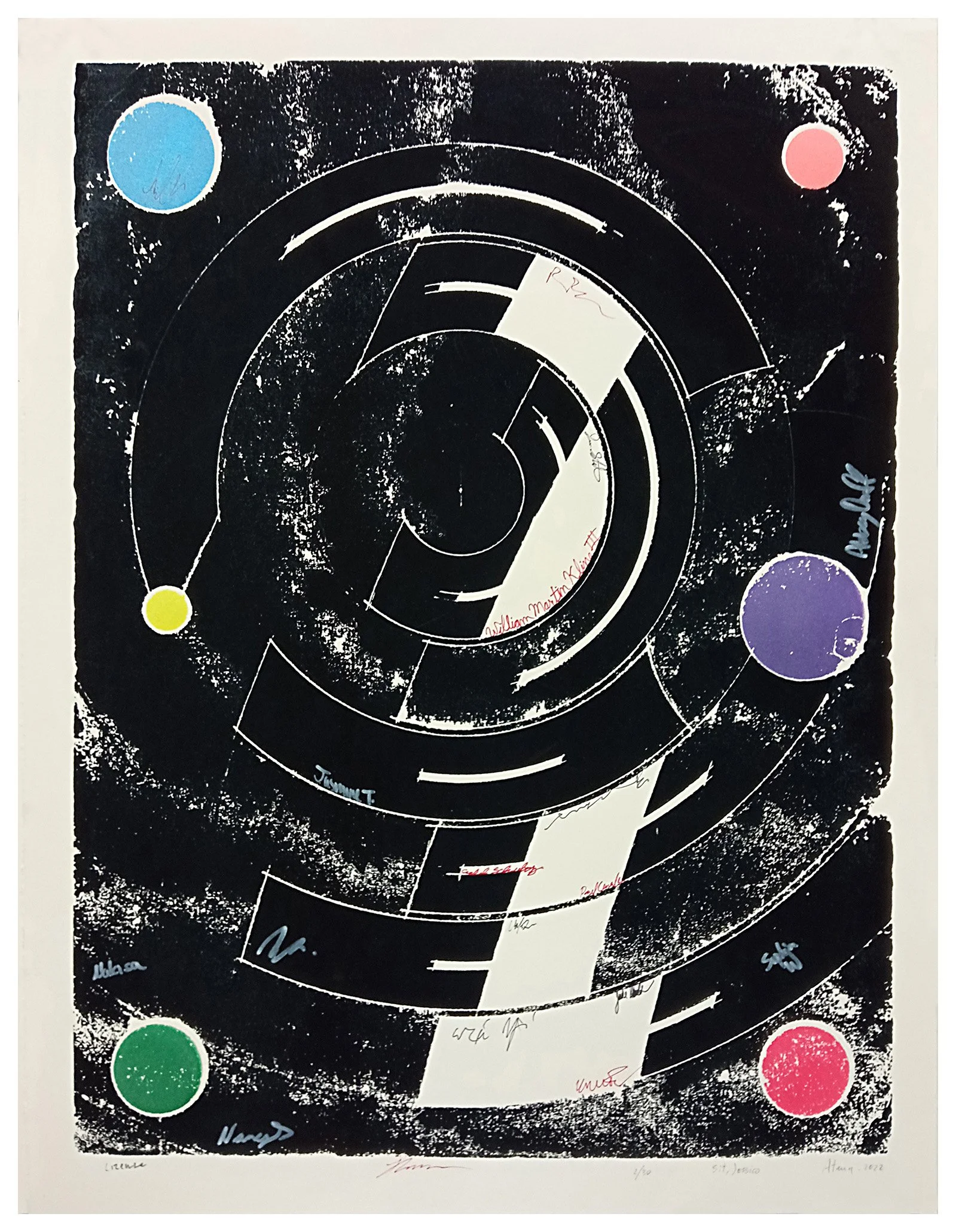   
Sit, Jessica
  

 
Serigraph on paper 26" x 20" 2022
  