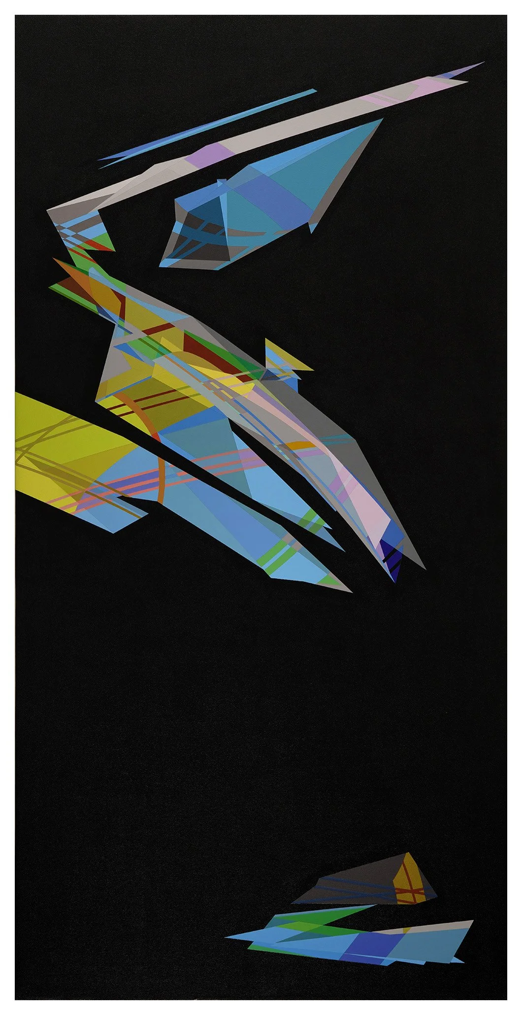   
Visitors from the Depth
  

 
Acrylic on canvas 60" x 30" 2025
 