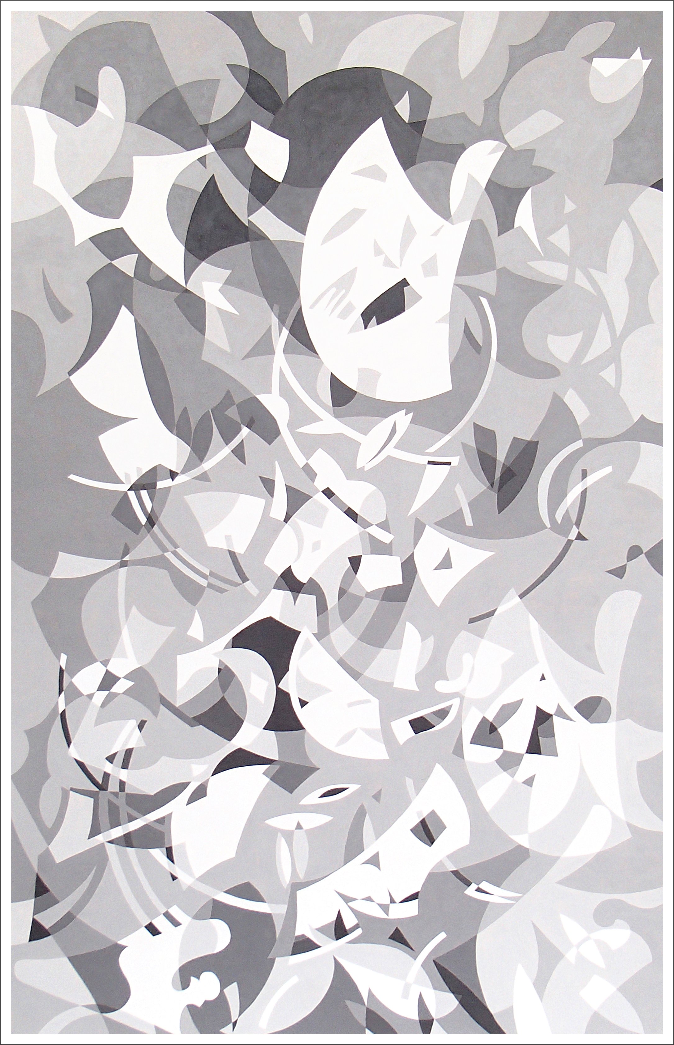 End of Summer II, 2020 (48" x 31" - Acrylic on Paper)