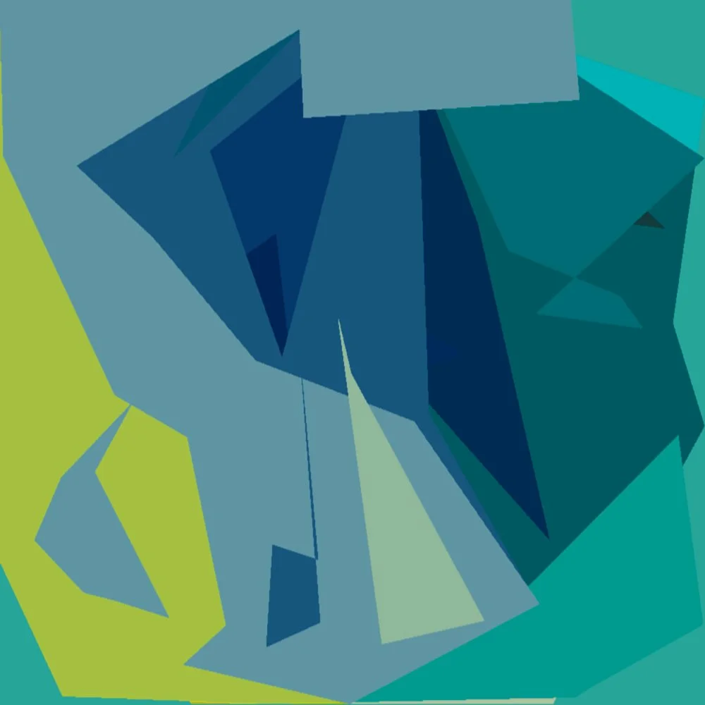 A Day in the Garden XIII, 2024 (44" x 44" - Acrylic on Canvas)