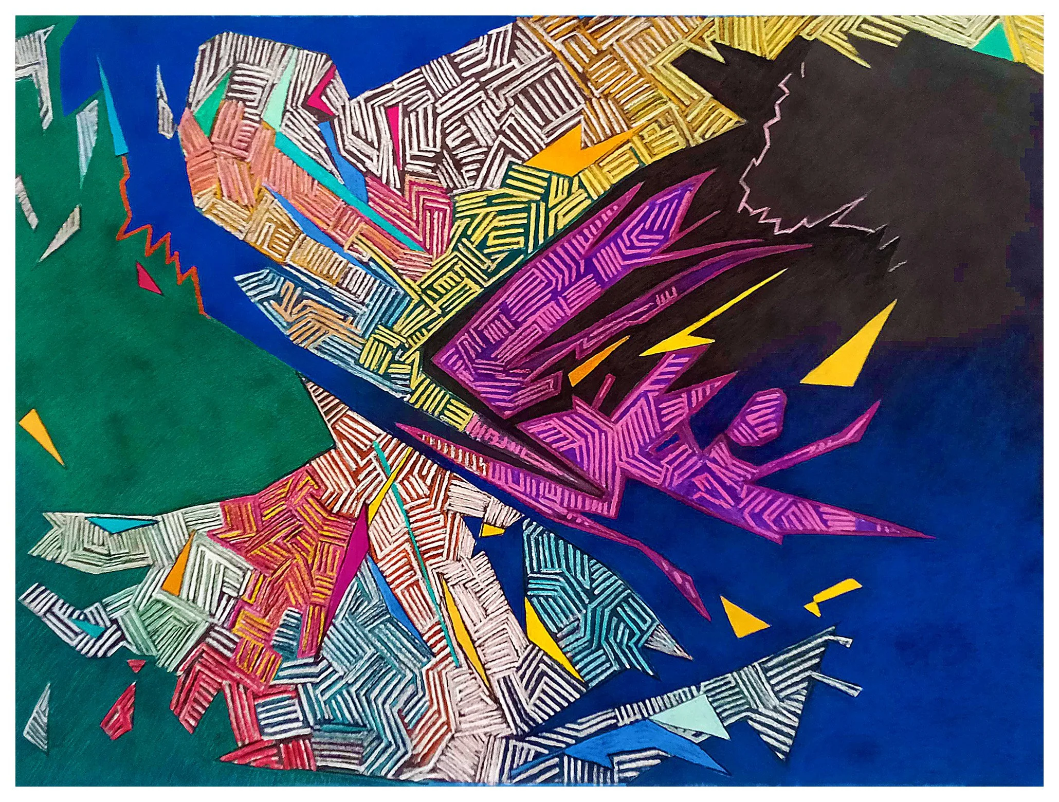  
Amsterdam
  

 
Soft pastel on paper 54" x 72" 2022
 