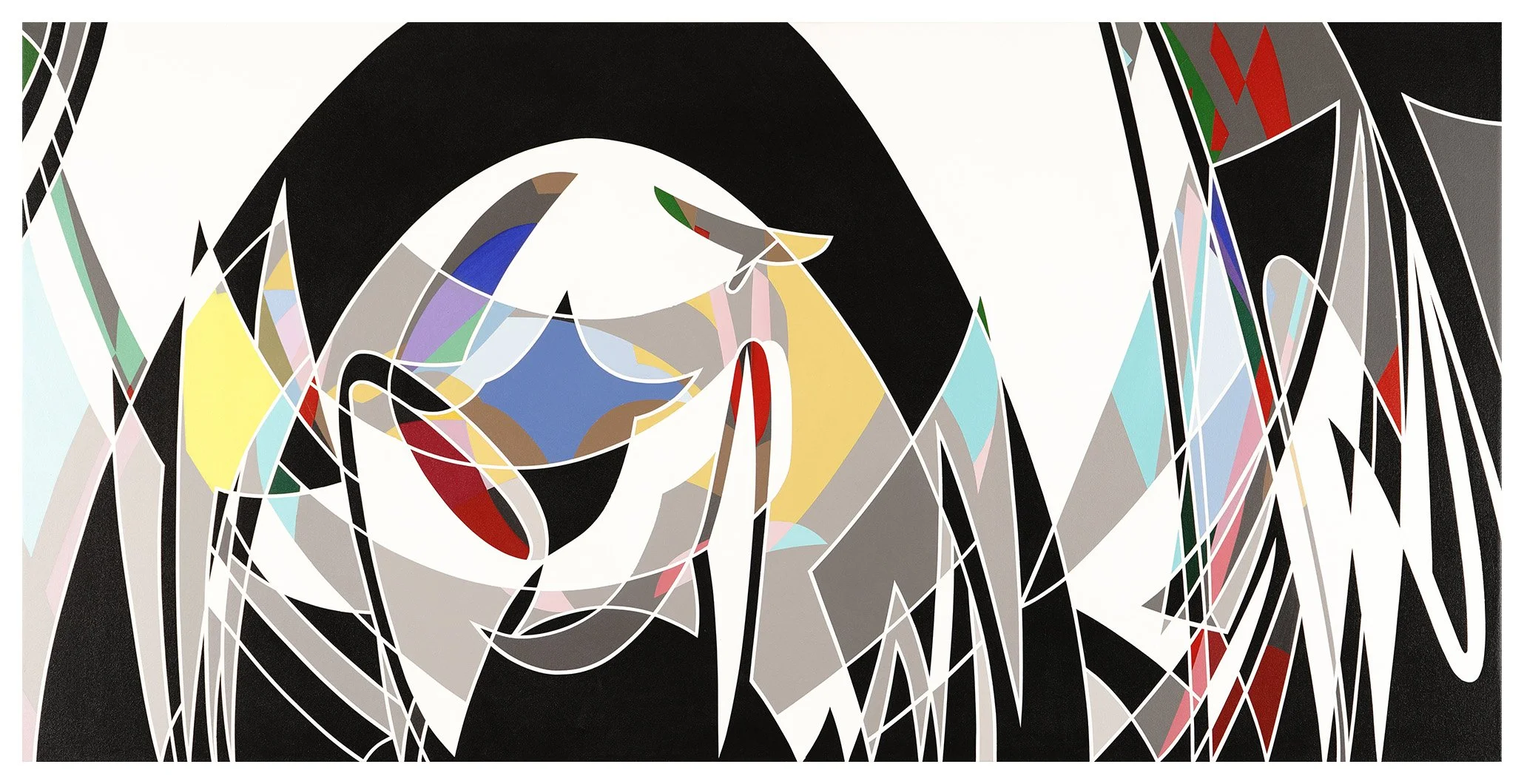   
A Meeting by the River
  

 
Acrylic on canvas 30" x 60" 2025
 