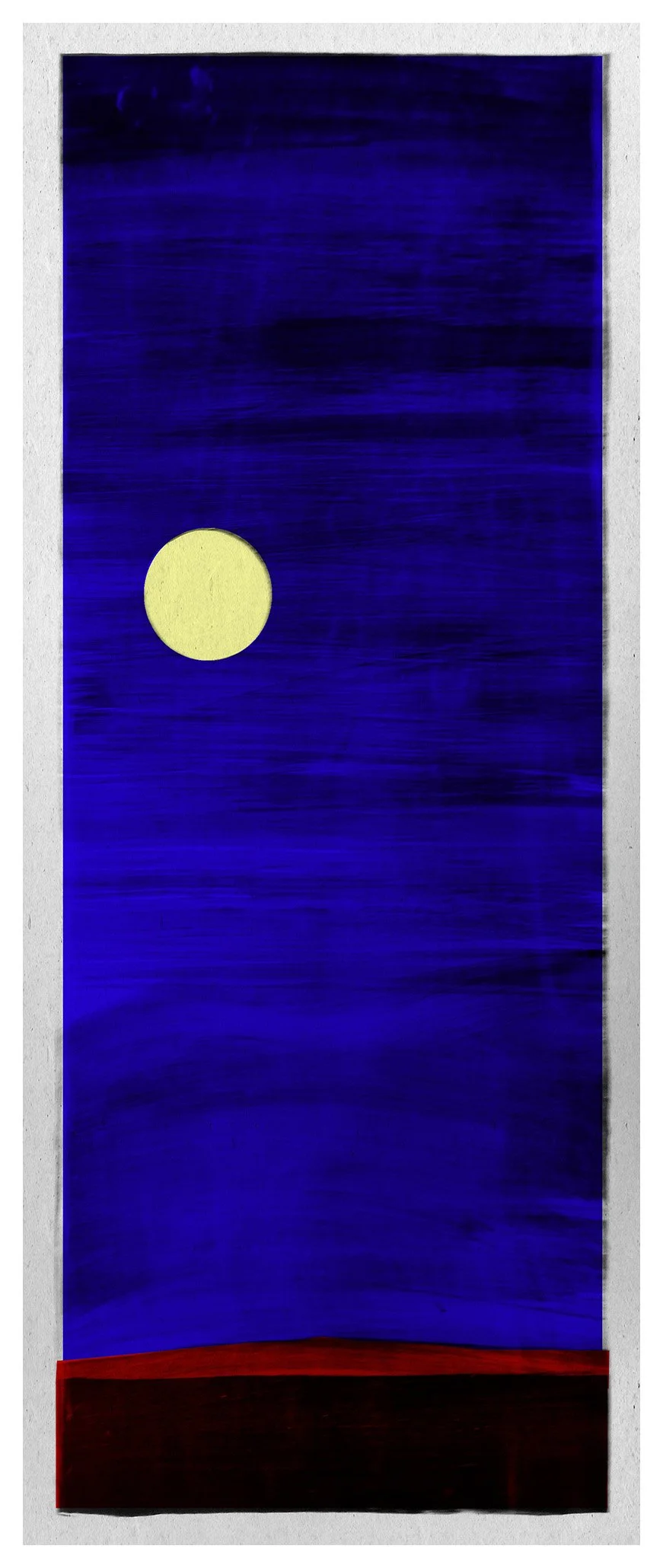  
Full Moon
  

 
Lithograph and monoprint on paper 37" x 15" 2023
 