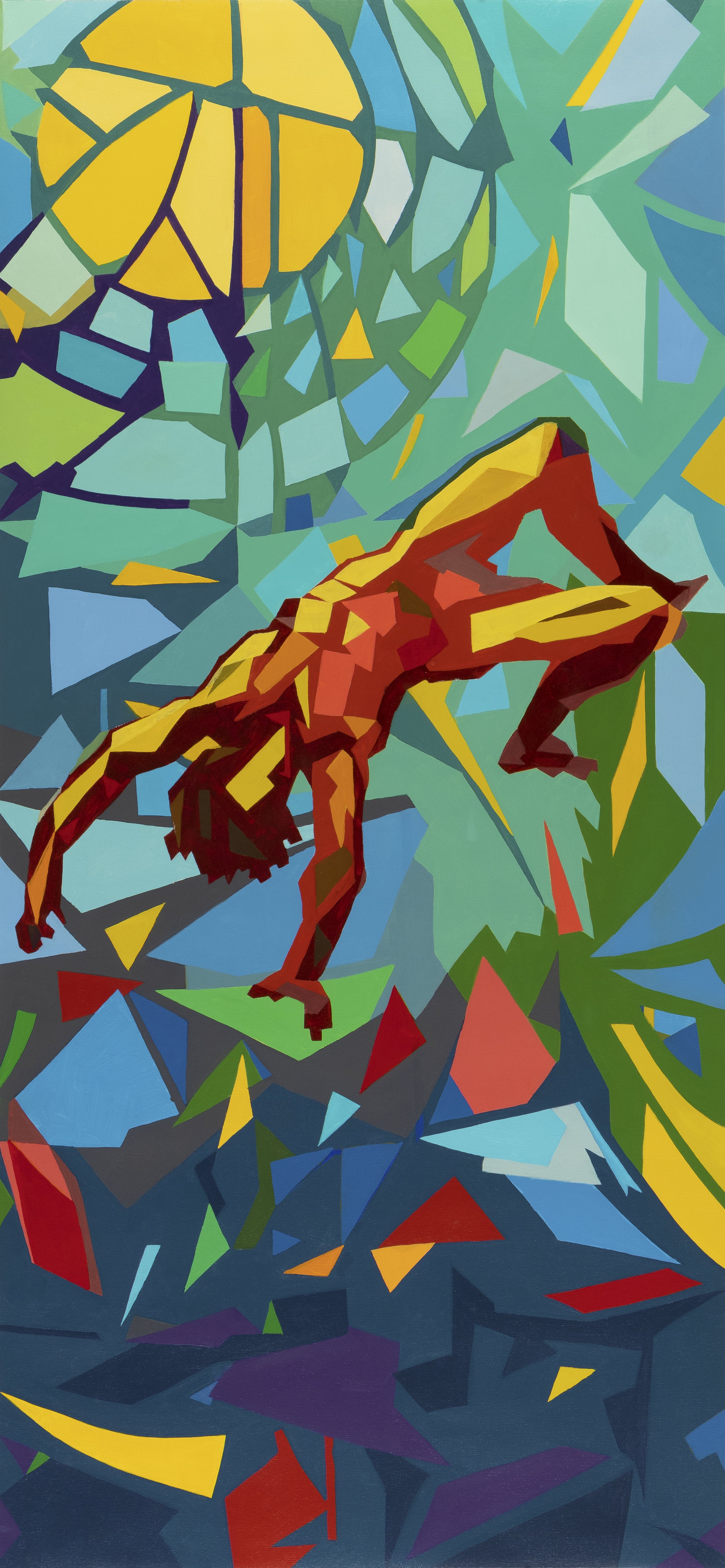 The Fall, 2022 (78" x 36" - Oil on Canvas)