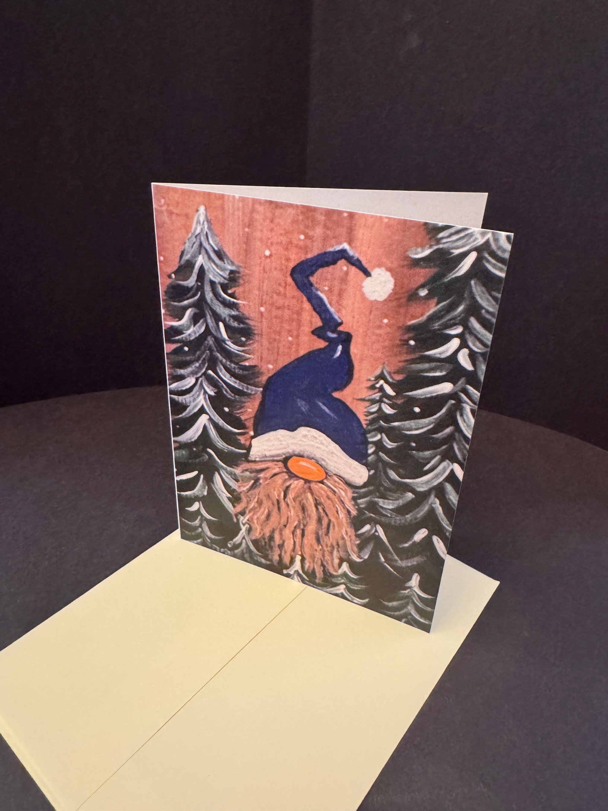 "Christmas Gnome" Greeting Card