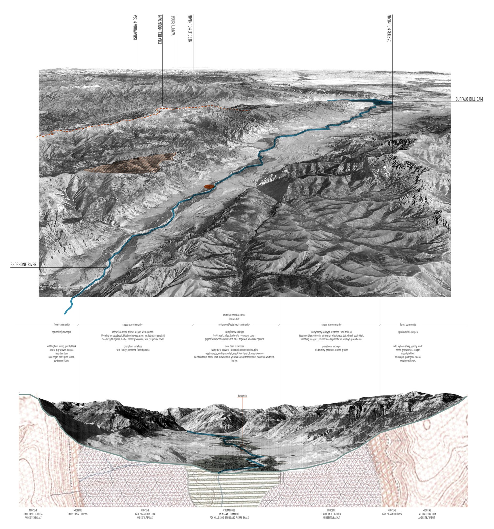 Ishawooa Mesa Ranch - Drawing