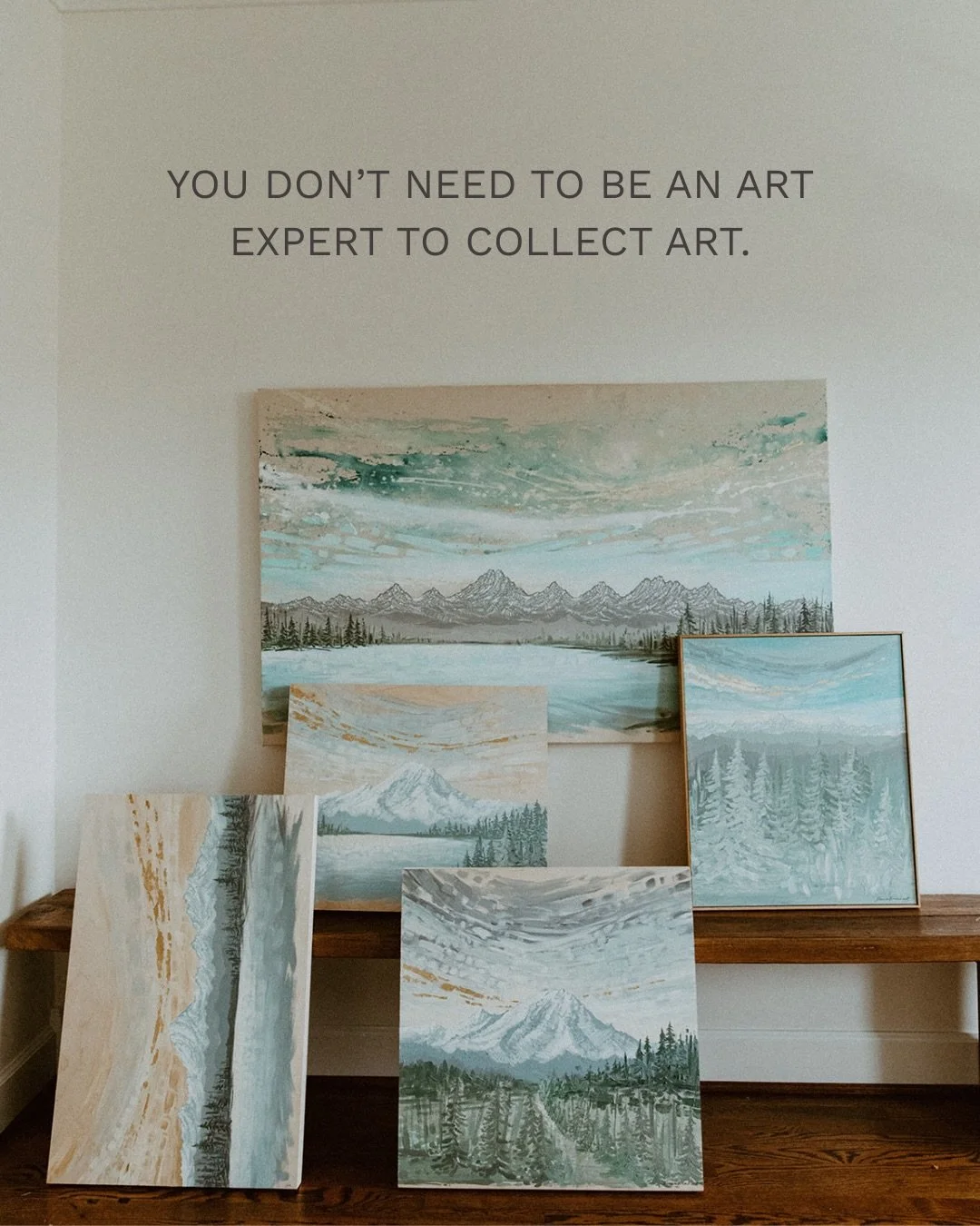 You don&rsquo;t need to be an art expert to collect art.

One of the most common things we hear in the gallery is, &ldquo;I love this&hellip; but I don&rsquo;t know if I&rsquo;m allowed to.&rdquo;

Allowed to choose something bold. Allowed to mix med