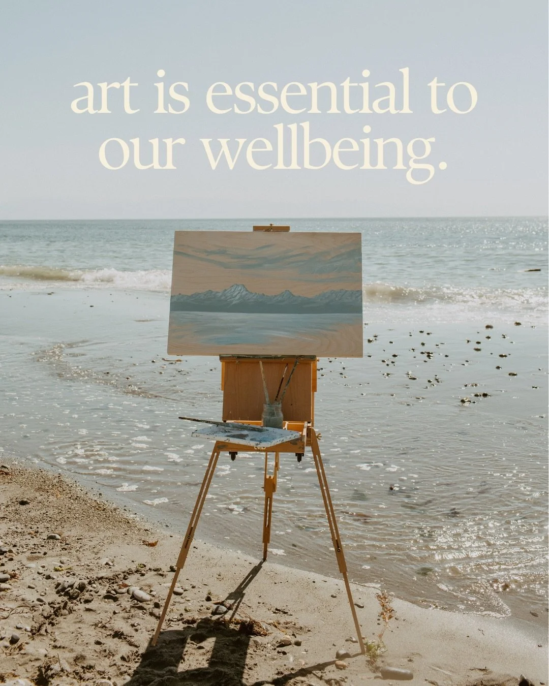 Art is essential to our wellbeing ✨