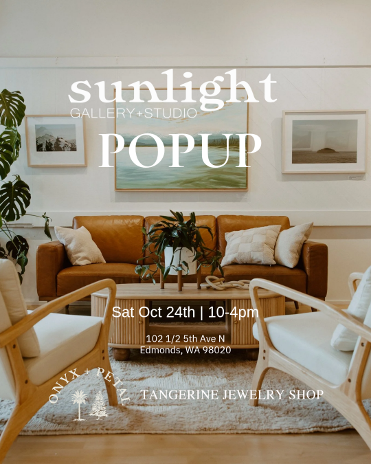 Onyx + Petal and Tangerine Jewelry Shop POP UP
