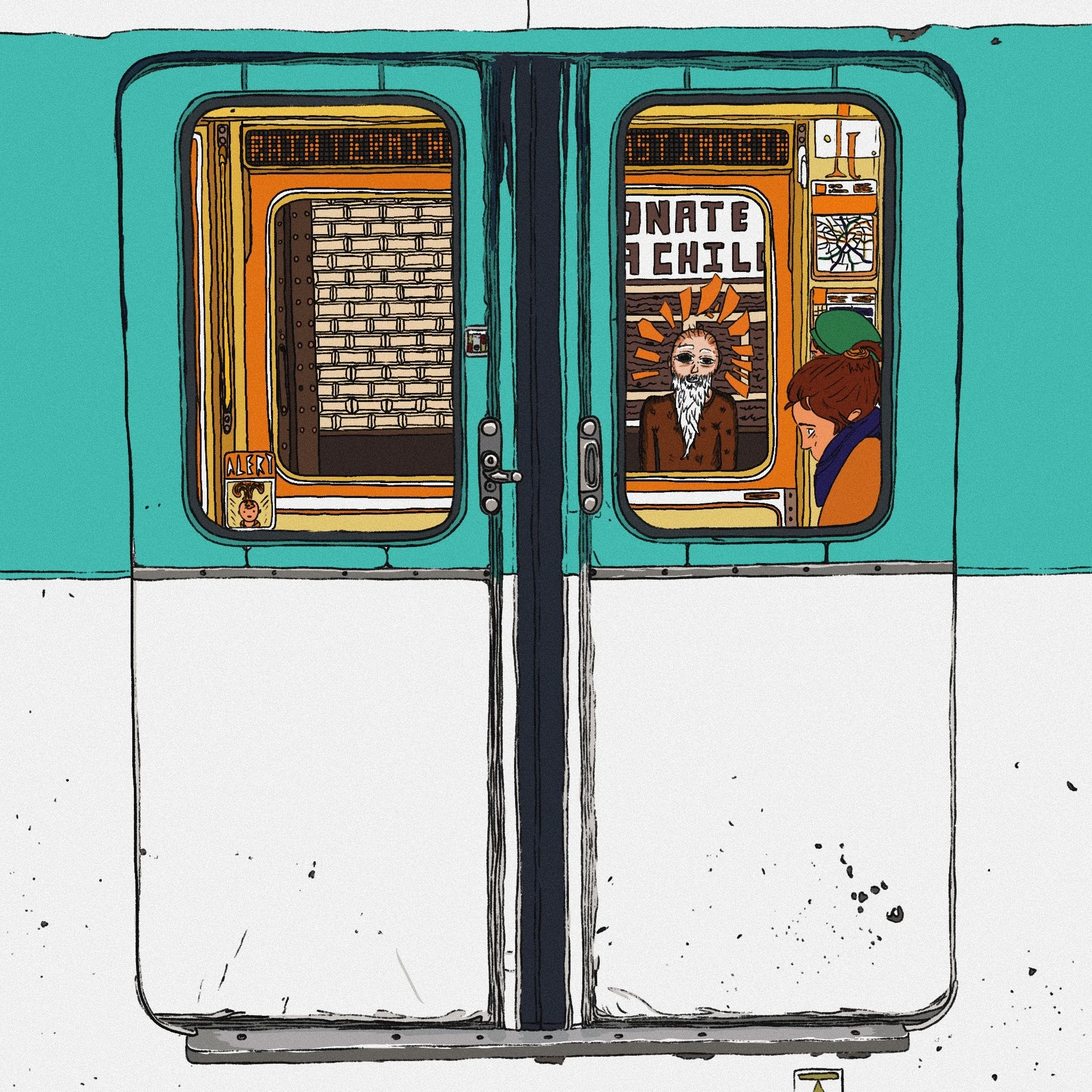 Created as concept art for GRACE, an animated show set in a future where children have their imaginations harvested for the production of Dream-Cola. Now under development as a novel.