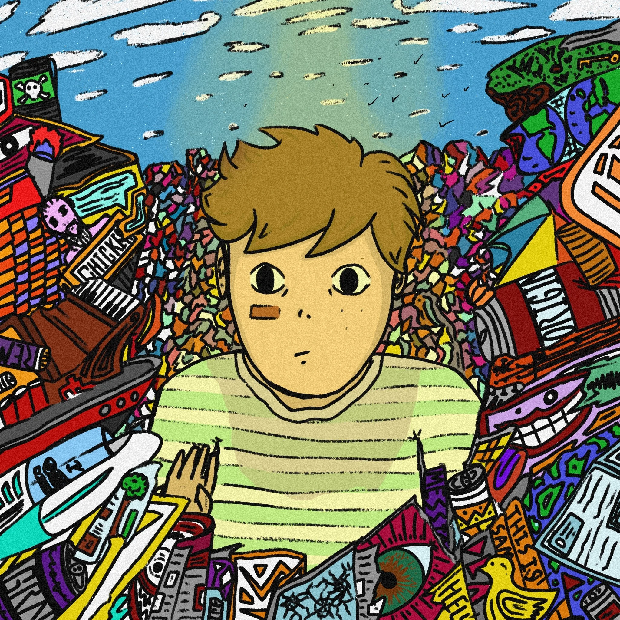 Created as concept art for GRACE, an animated show set in a future where children have their imaginations harvested for the production of Dream-Cola. Now under development as a novel.