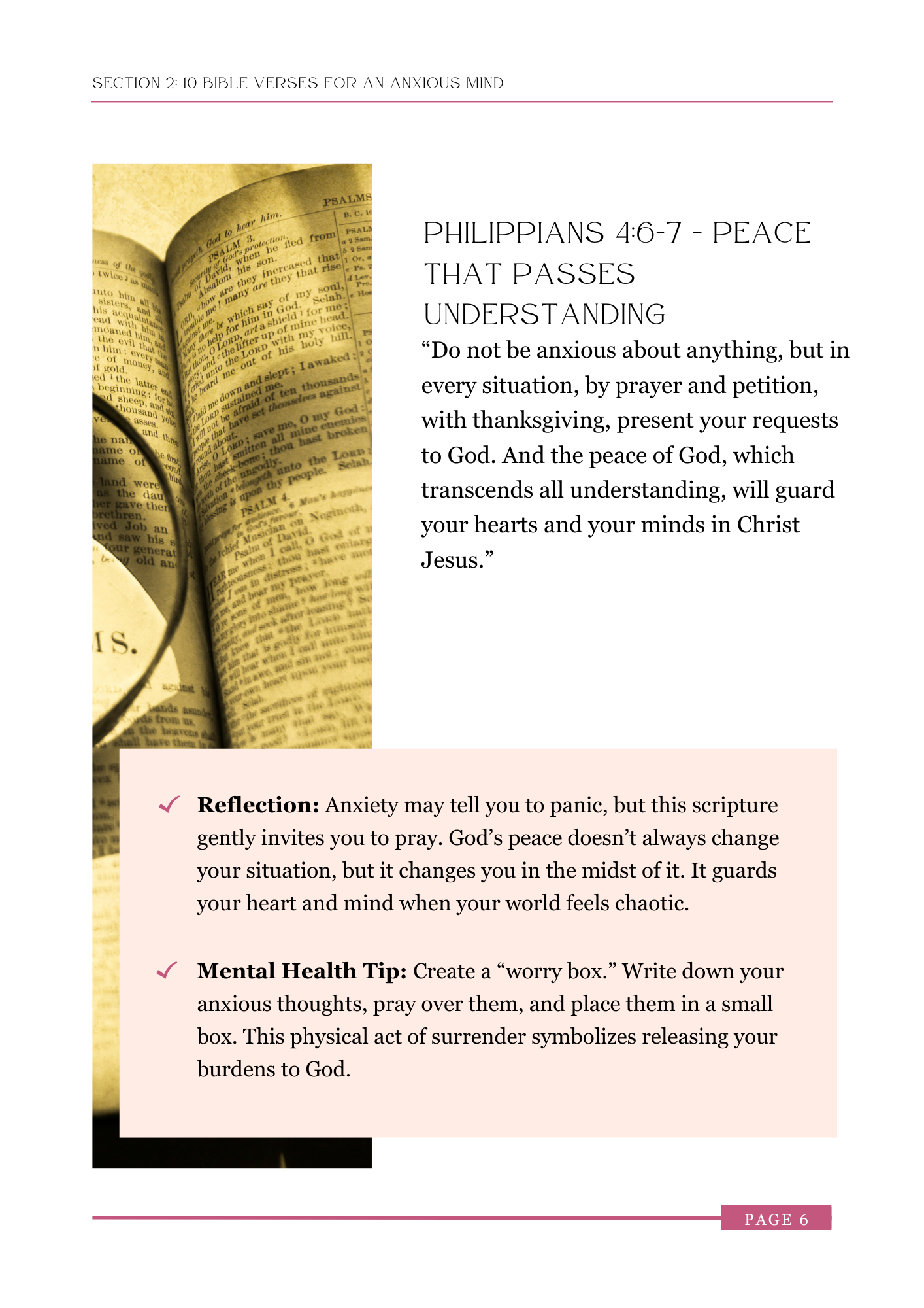 Christian woman healing emotionally through faith and therapy