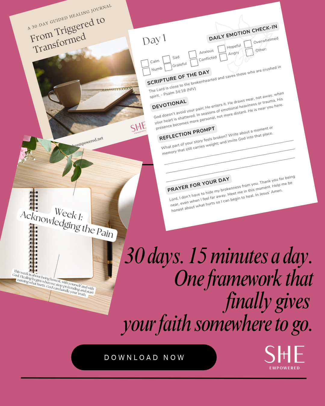 30 Day Guided Healing Journal