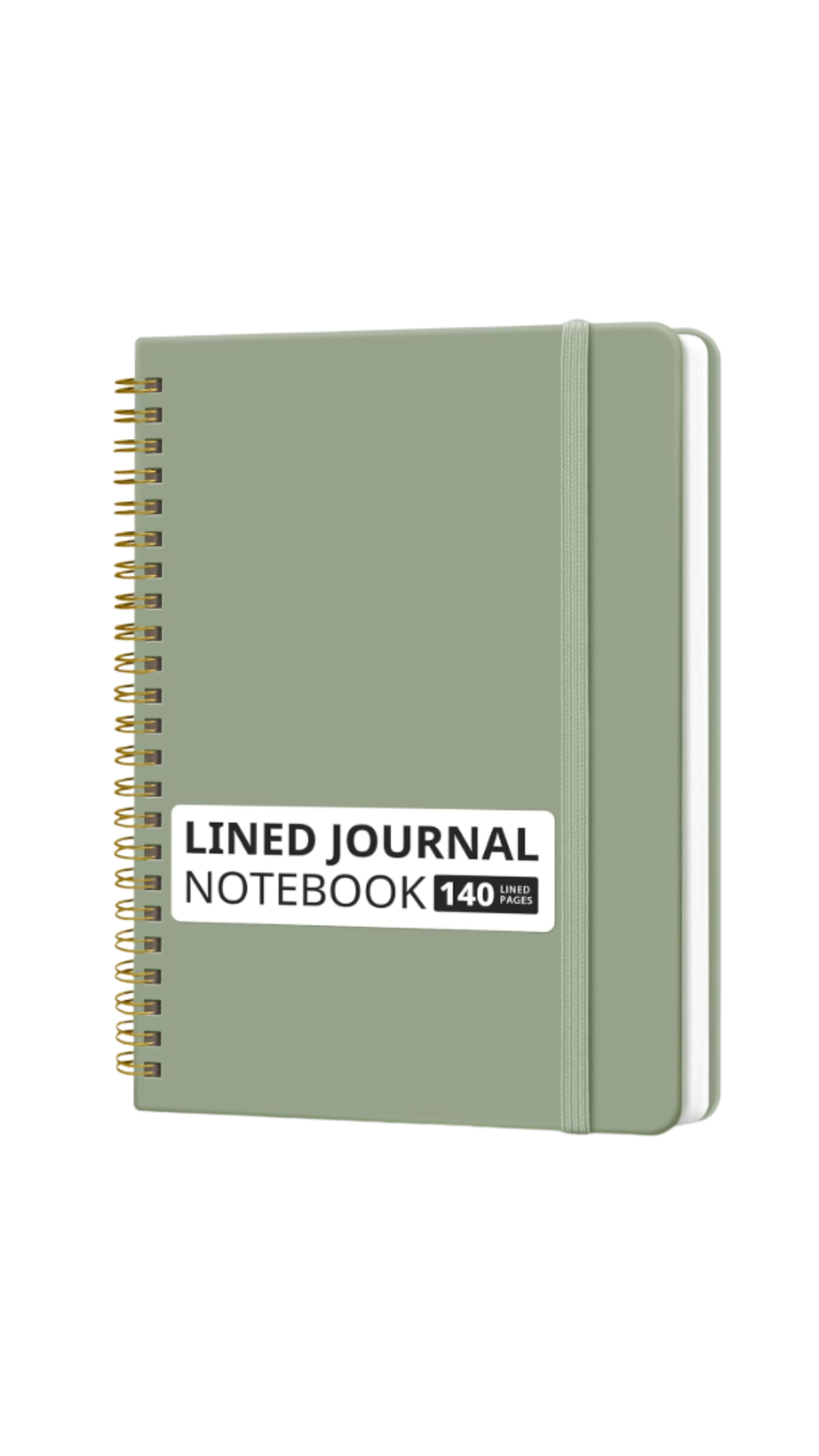 Lined Spiral Journal Notebook for Women & Men, 140 Pages, College Ruled Hardcover Notebook for Work & Note Taking, Journals for Writing
