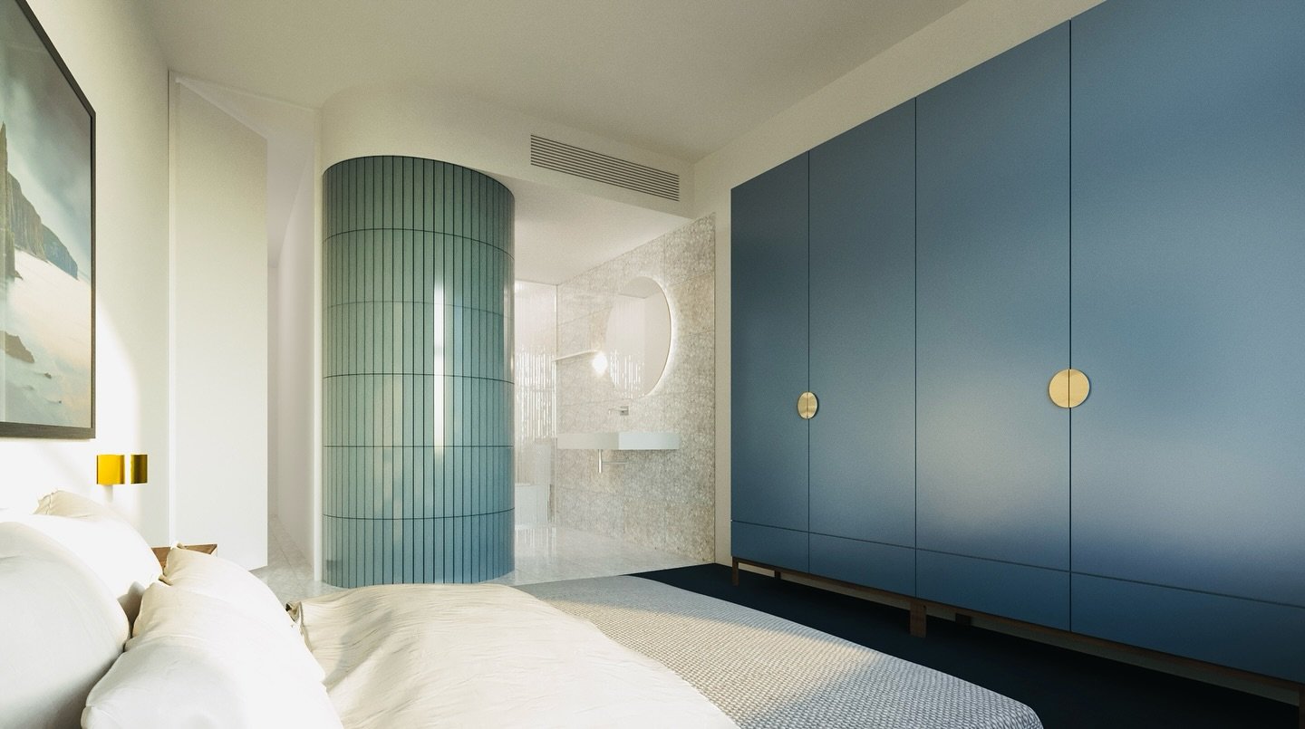On today’s spotlight project — a quiet confidence in colour. Layered turquoise and deep blue joinery bring a subtle richness to the Elwood apartment interiors, balanced by clean lines and thoughtful detailing. Successfully completed and n