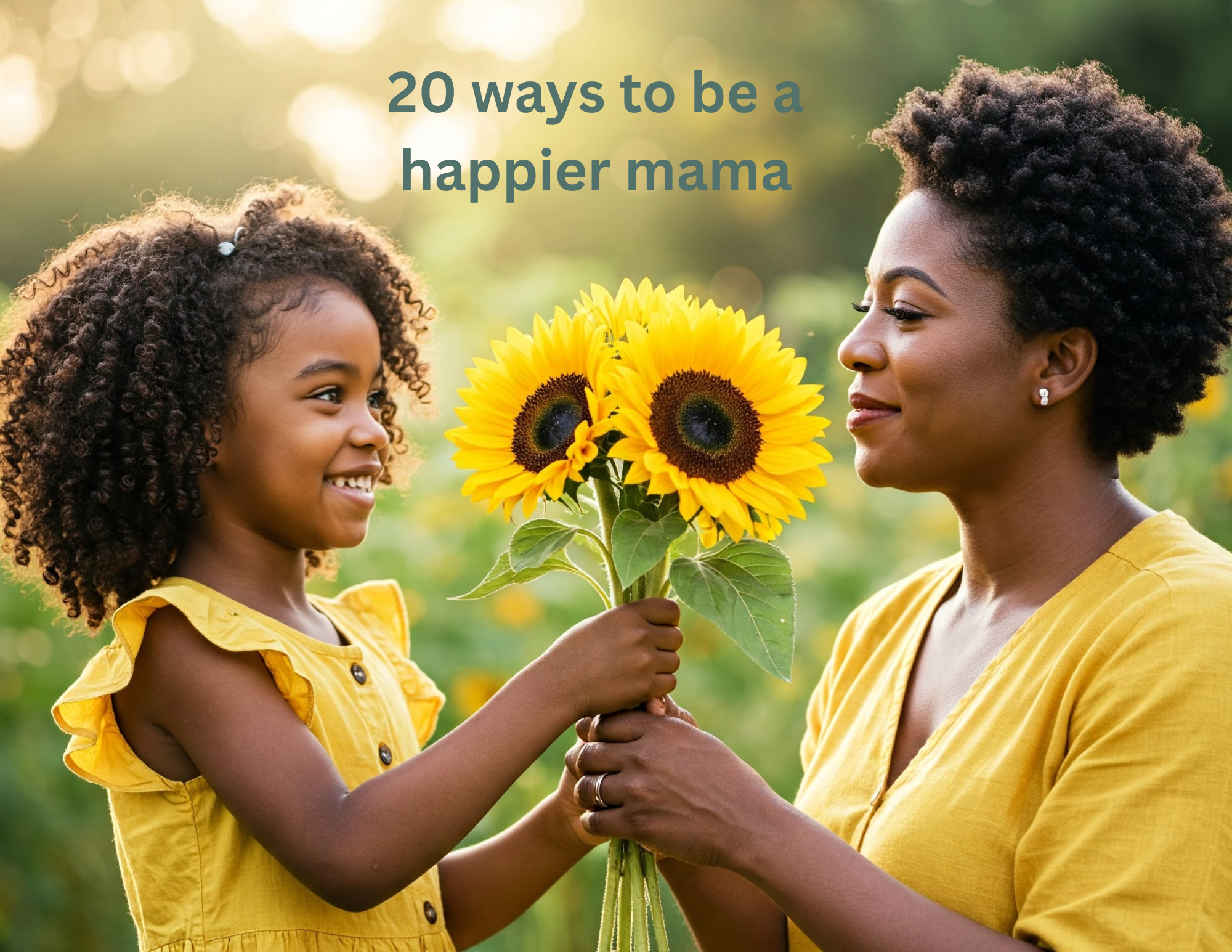 20 Ways to Be a Happier Mama