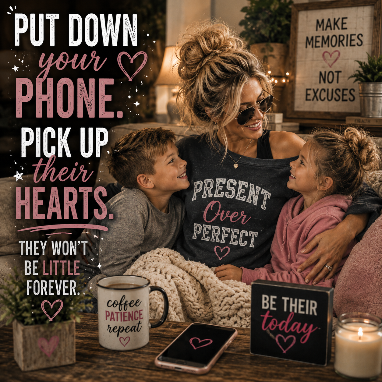 Put Down Your Phone. Pick Up Your Kids.
