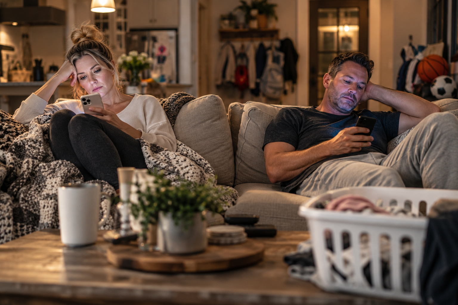 When the Mental Load Moves Into the Bedroom: How Busy Couples Become Roommates (and 10 Tiny Ways Back)