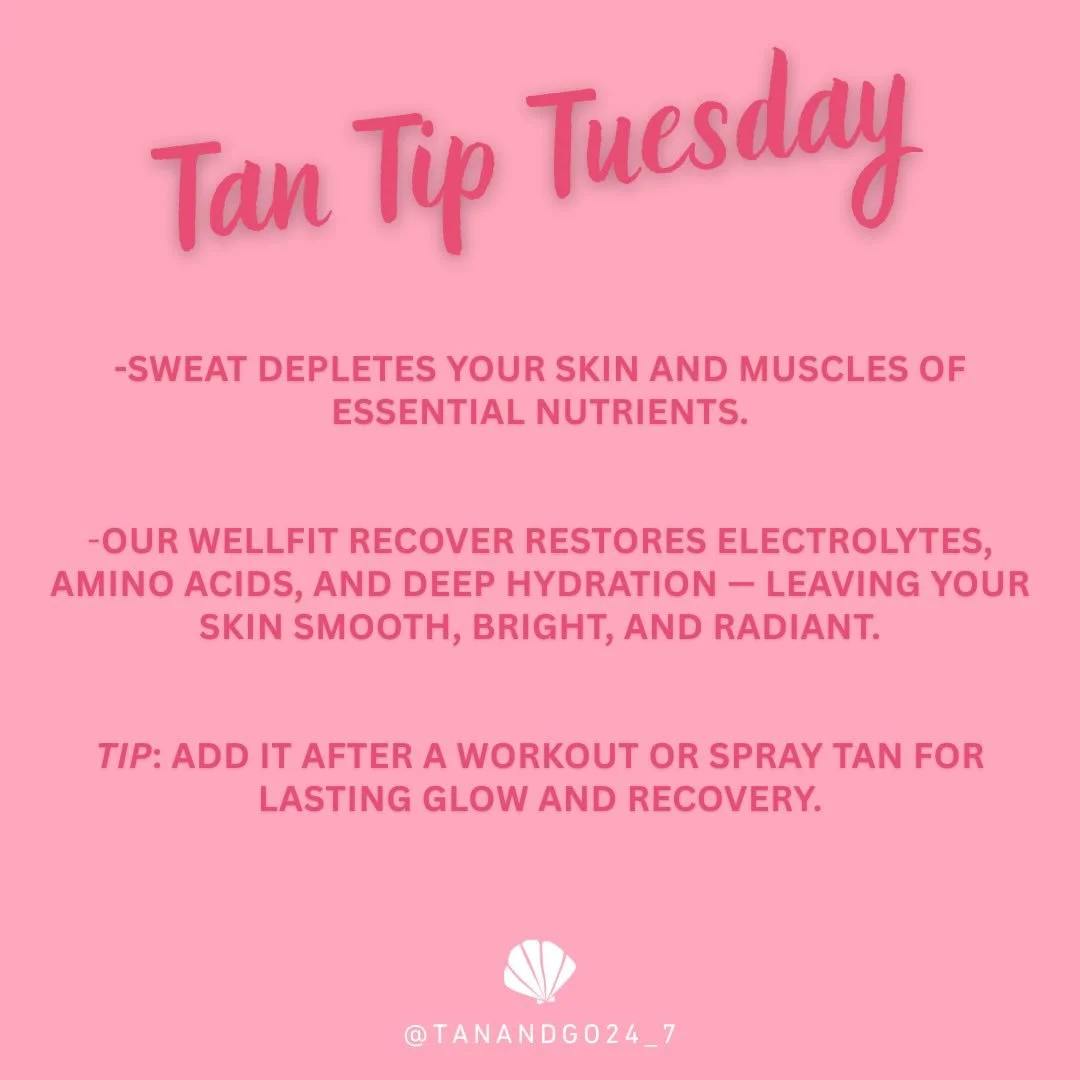 After exercise, your body loses key electrolytes and amino acids.

WellFit Recover puts them back &mdash; and gives your skin a hydration hit, too.💧

Perfect post-gym or post-tan. DM us to find out how to add it to your spray tan today.