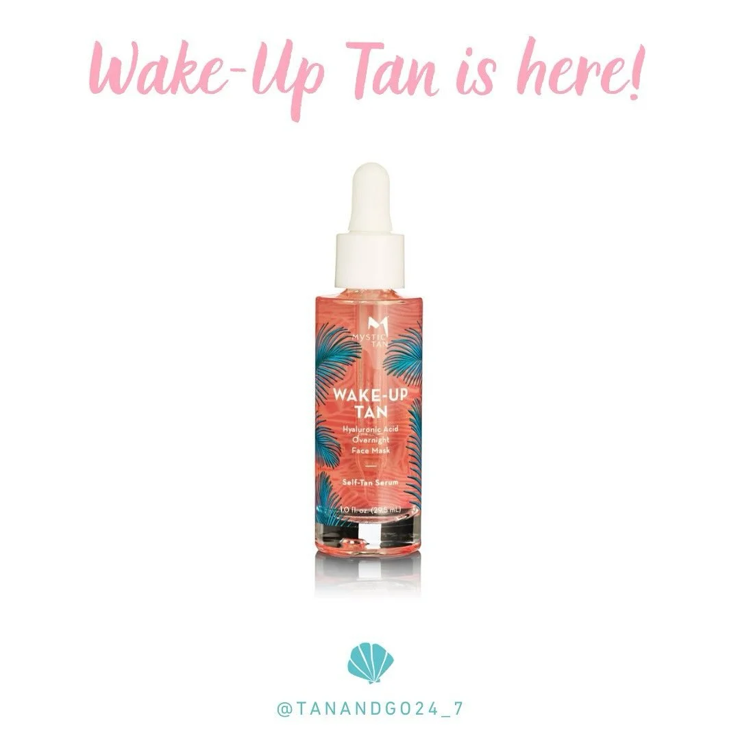 🤎 Our specially formulated hyaluronic acid overnight face mask self-tan serum moisturises and smoothes the skin while creating a long-lasting tan. Goes on clear with no immediate colour, so no worry of colour transfer. Apply at night and wake-up glo