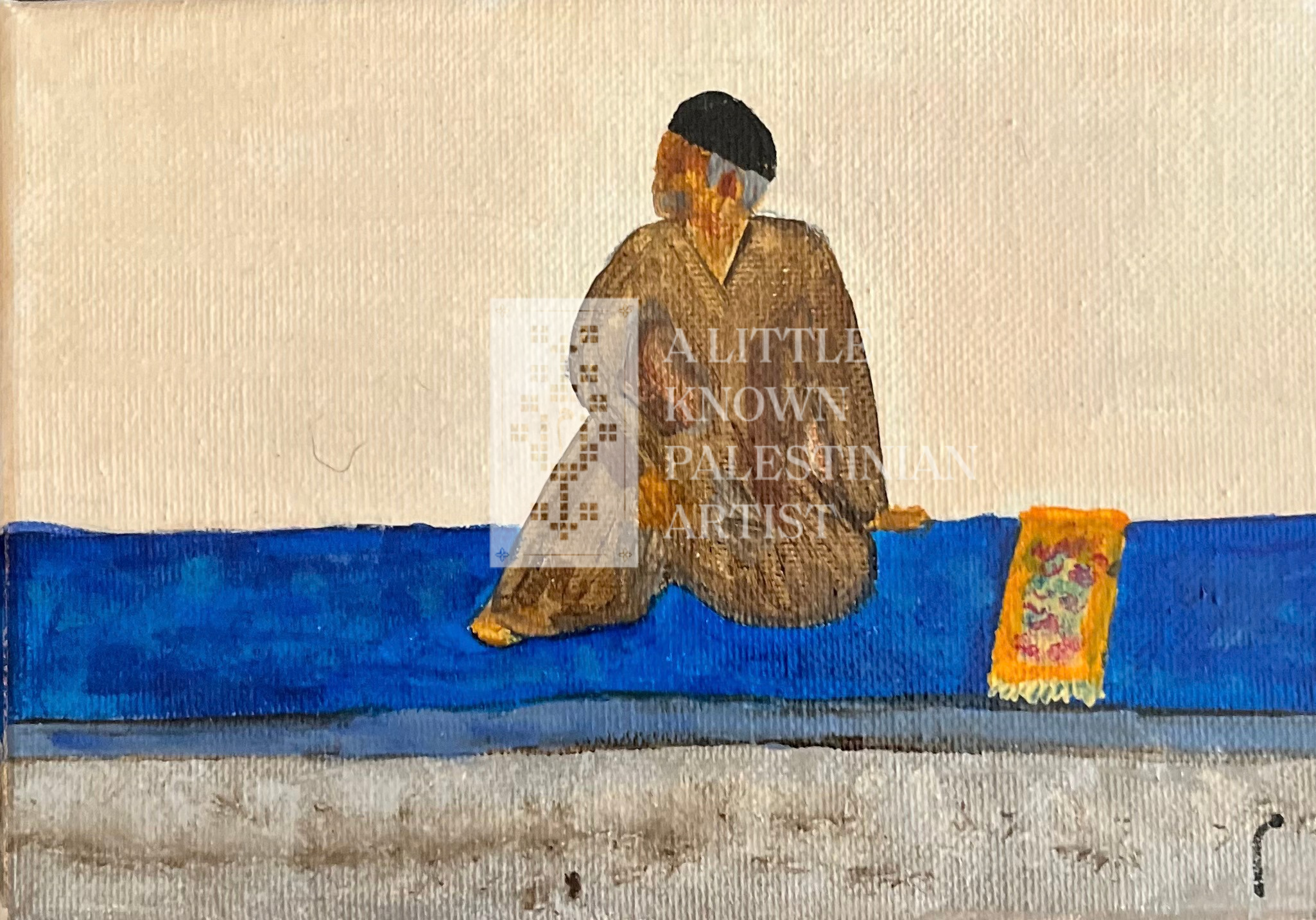 110. Ami Treini. Acrylic on canvas. 12.7x17.8cm.png