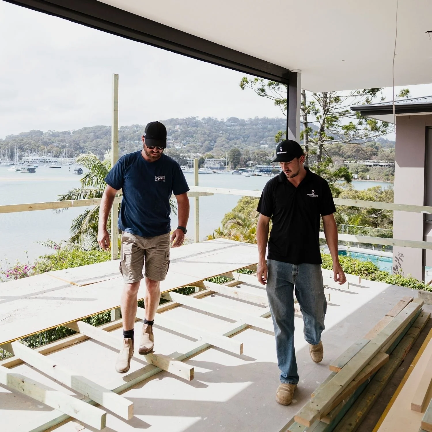 Builders On Site At Home Renovation