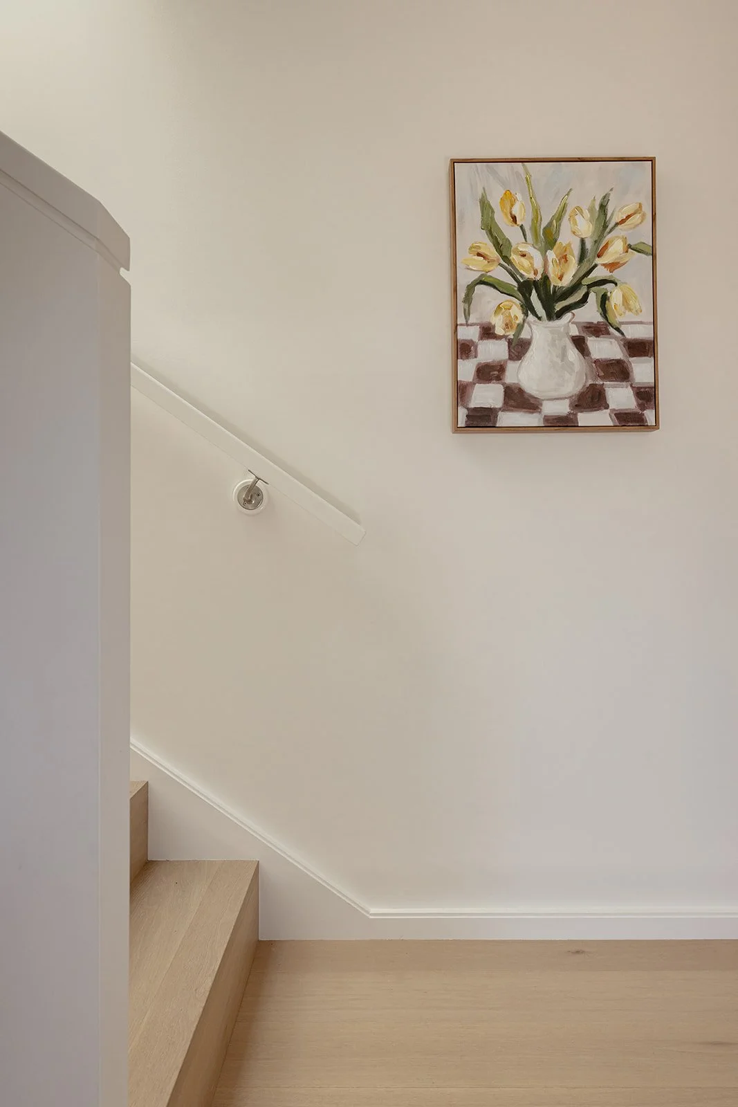 Stairs and Artwork in Balgowlah Home Renovation