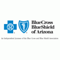 Blue Cross and Blue Shield of Arizona logos with text, and a slogan about independence with the Blue Cross and Blue Shield Association.