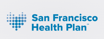 San Francisco Health Plan logo with a stylized heart made of dots.