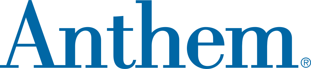 The word 'Anthem' written in large, bold, blue letters.
