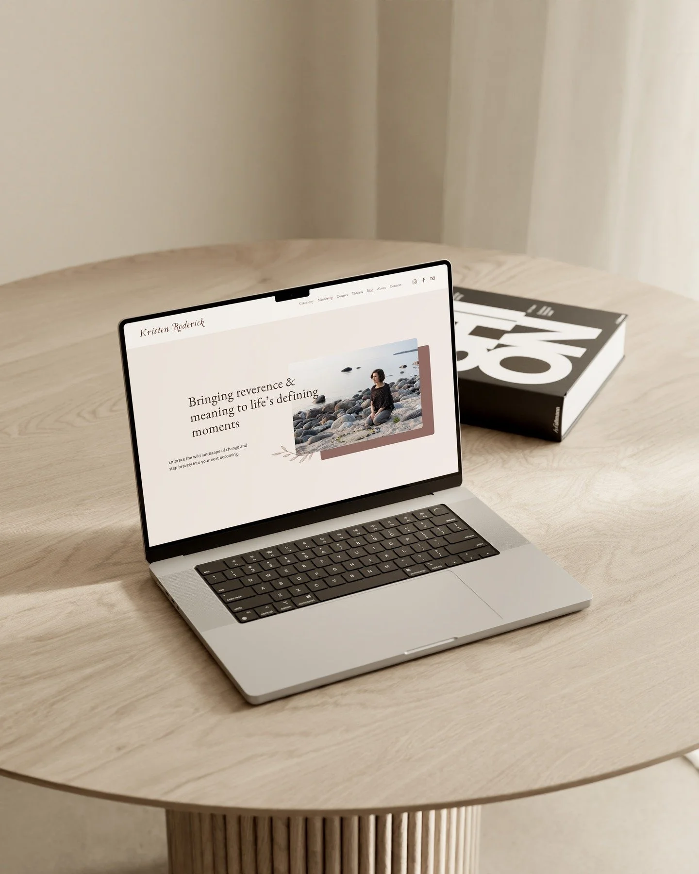 A website should feel like stepping into your world.

Kristen&rsquo;s website has been live for a few weeks now, and I&rsquo;m still so grateful to have been part of this creation. Every detail&mdash;the colors, the flow, the gentle feeling it holds&