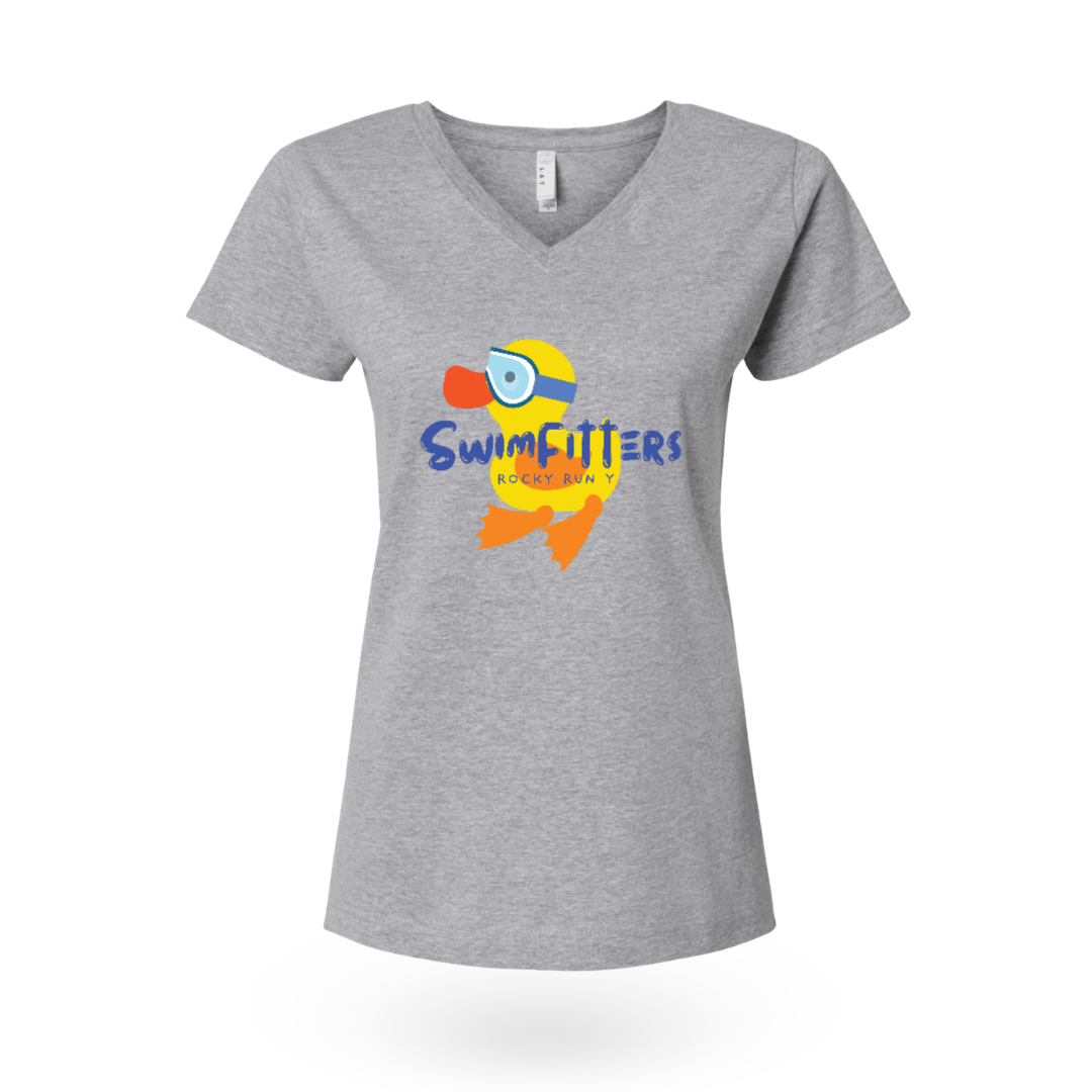 SwimFitters Rocky Run Y Jersey V-Neck Tee