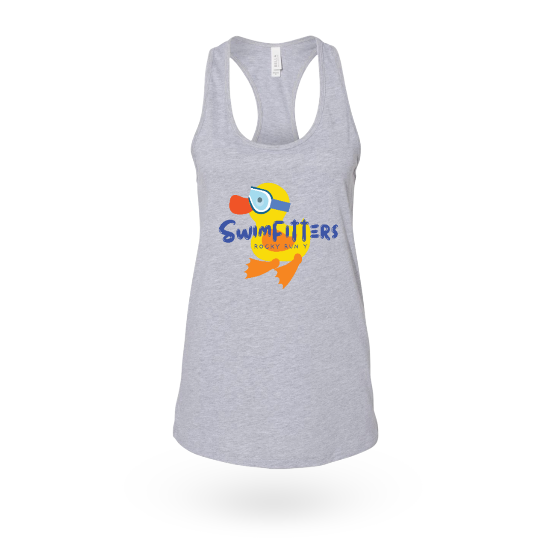 SwimFitters Rocky Run Y  Women's Jersey Racerback Tank
