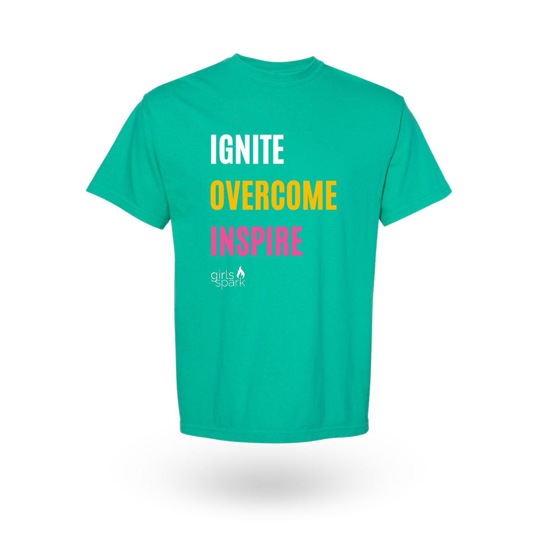 Tee Shirt- Ignite Overcome Inspire.png