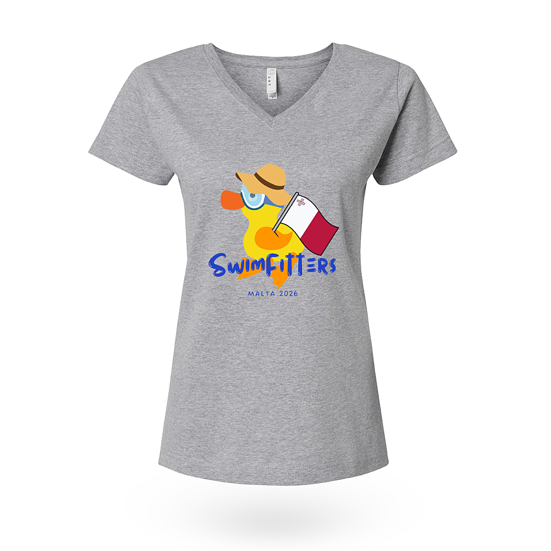 SwimFitters Malta Bound V-Neck Tee
